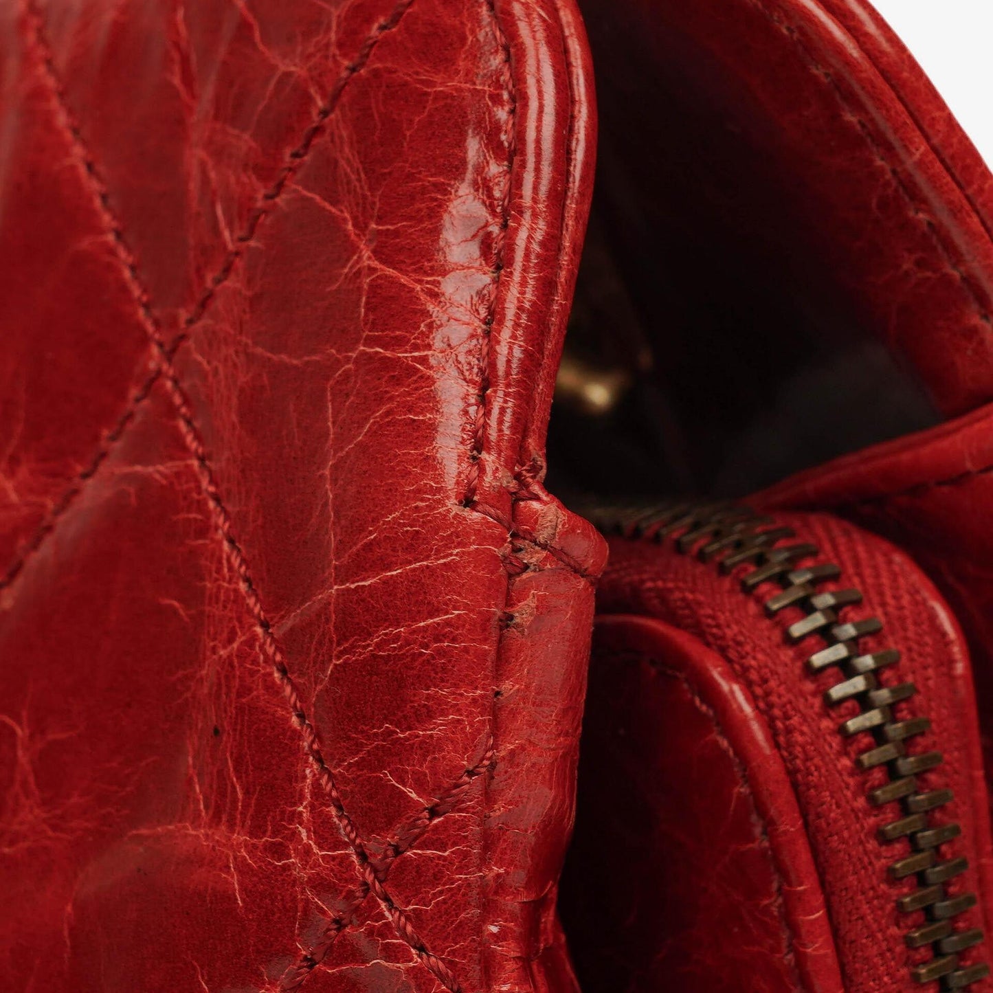 Chanel Glazed Crackled Calfskin Reissue Tote Bag