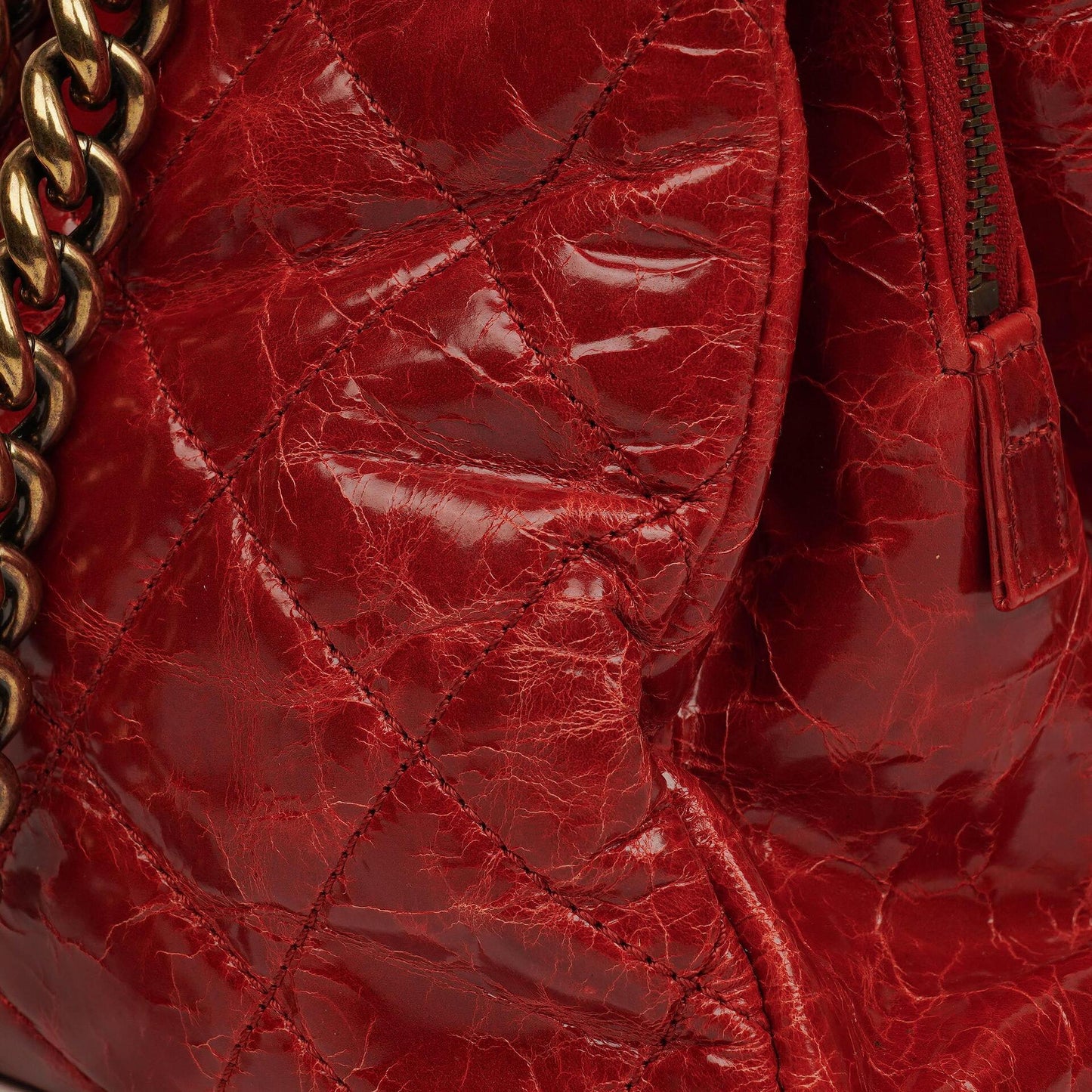 Chanel Glazed Crackled Calfskin Reissue Tote Bag