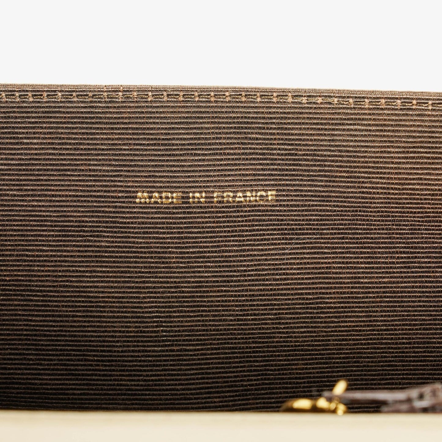 Chanel Half-Moon Flap Bag In Beige Quilted Lambskin
