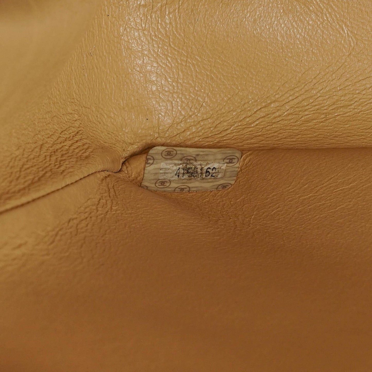 Chanel Jumbo CC Classic Single Flap Bag Beige Quilted Lambskin 24K Gold-Plated Hardware