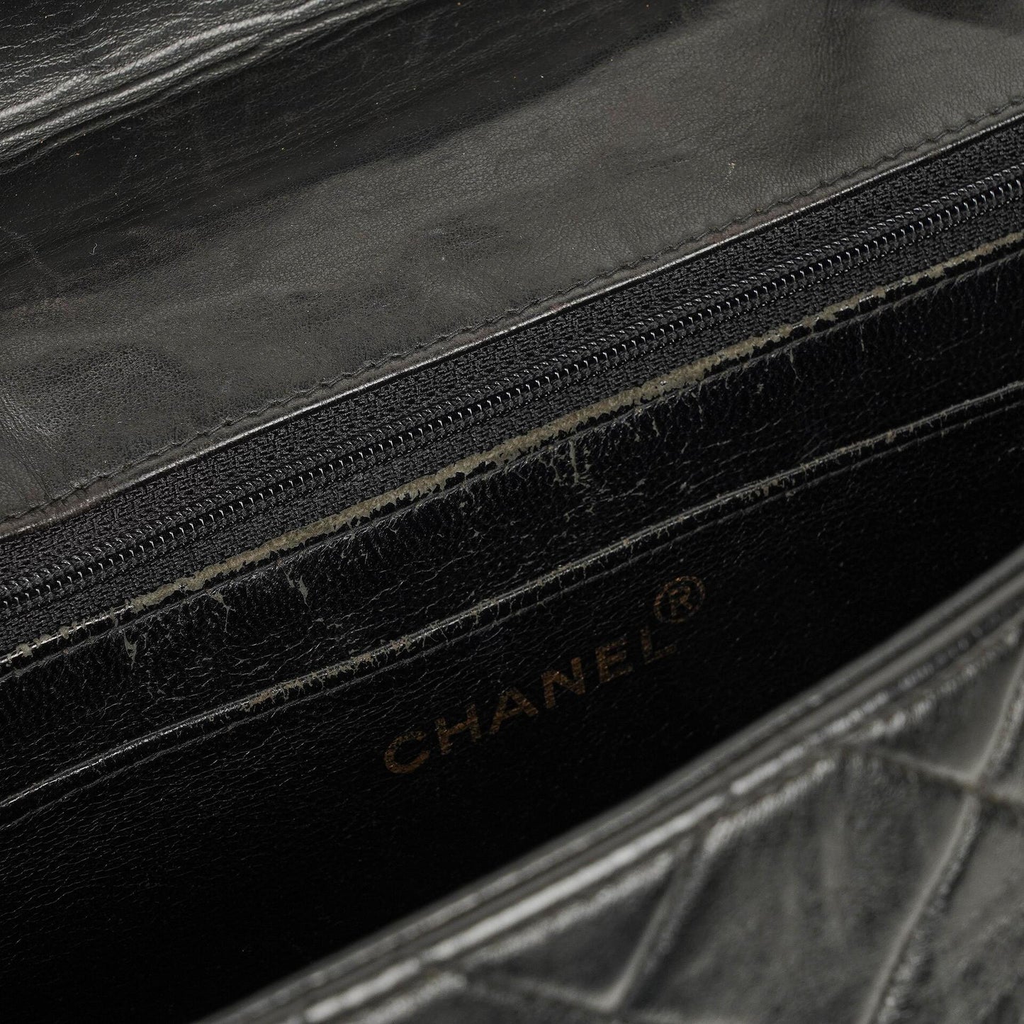 Chanel Jumbo CC Classic Single Flap Bag Black Quilted Lambskin 24K Gold-Plated Hardware