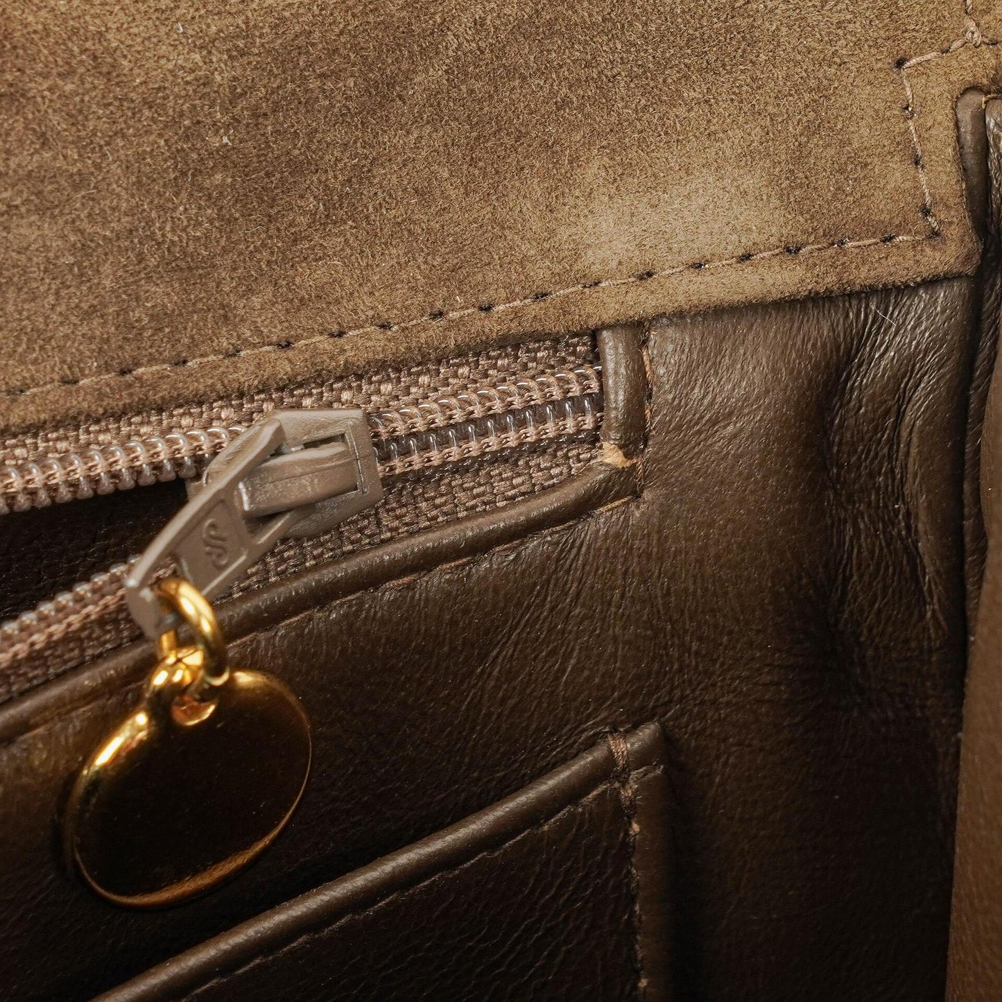 Chanel Jumbo CC Vertical Quilted Suede Flap Bag 24K Gold-Plated Hardware
