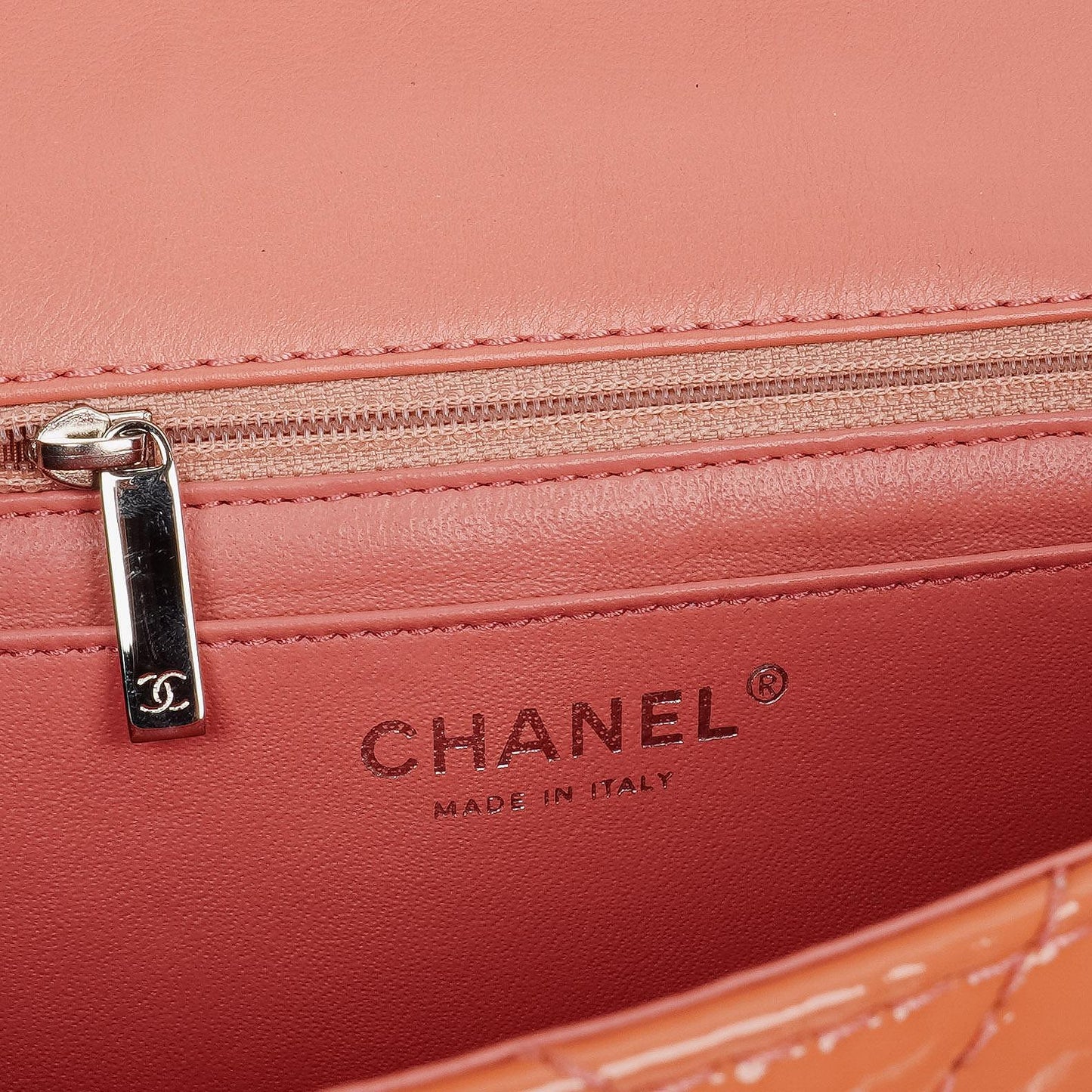 Chanel Jumbo Classic Single Flap Bag Chevron Patent Quilted Leather With Silver-Tone Hardware