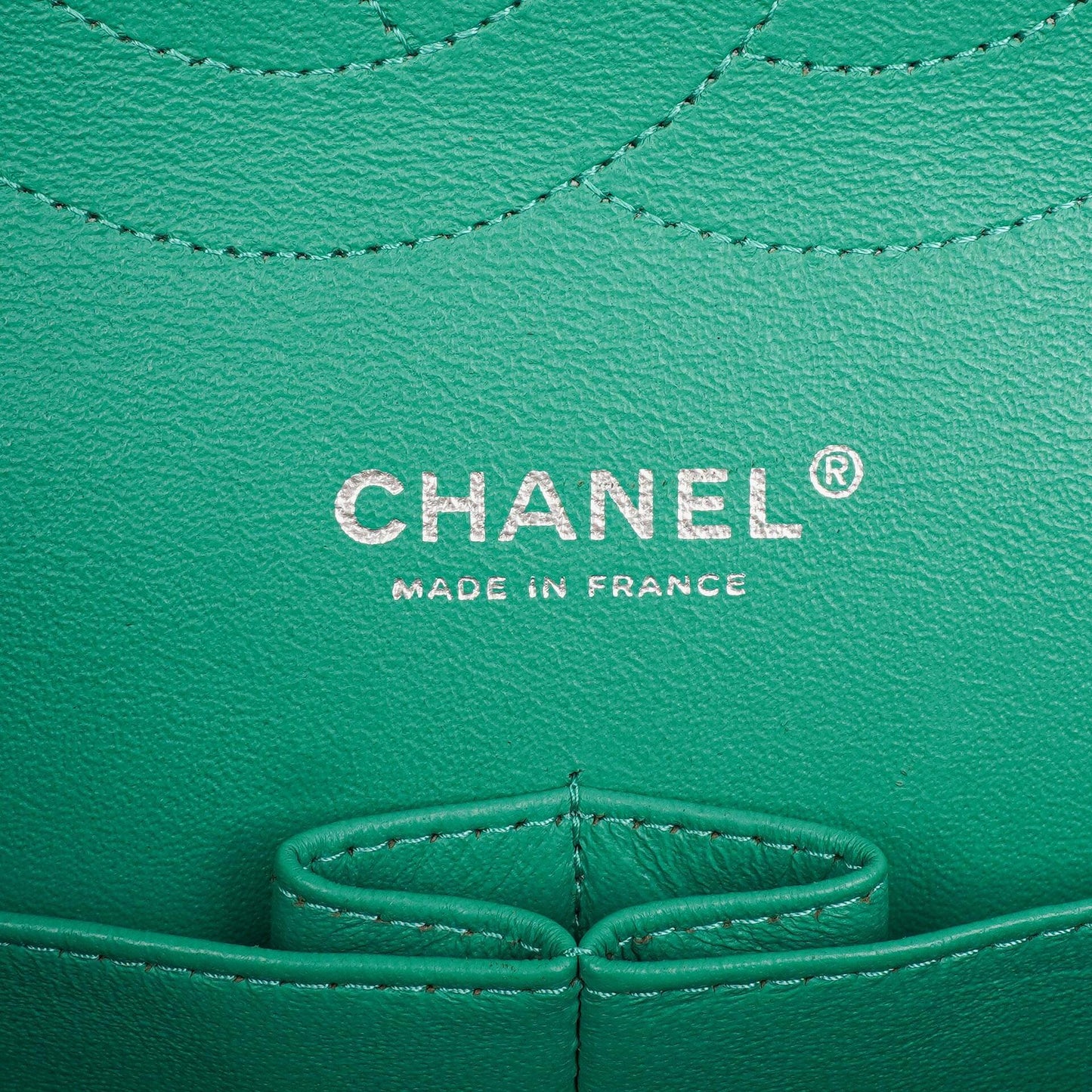 Chanel Jumbo Classic Double Flap Bag Turquoise Quilted Patent Leather With Silver-Tone Hardware