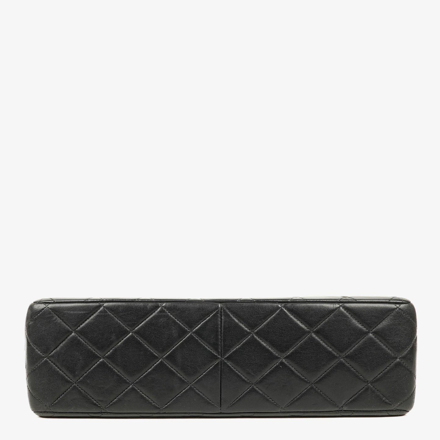Chanel Jumbo Classic Single Flap Bag Black Quilted Lambskin 24K Gold-Plated Hardware