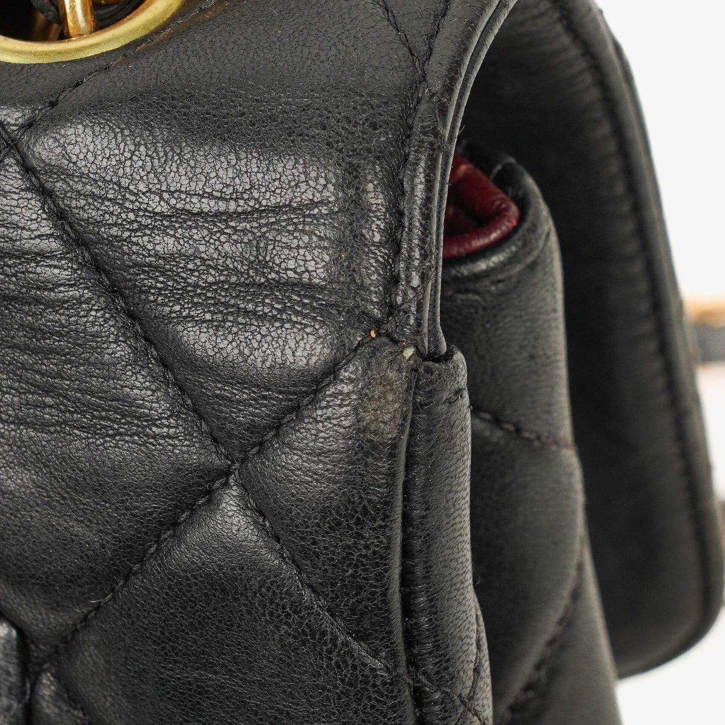 Chanel Jumbo Classic Single Flap Bag Black Quilted Lambskin 24K Gold-Plated Hardware