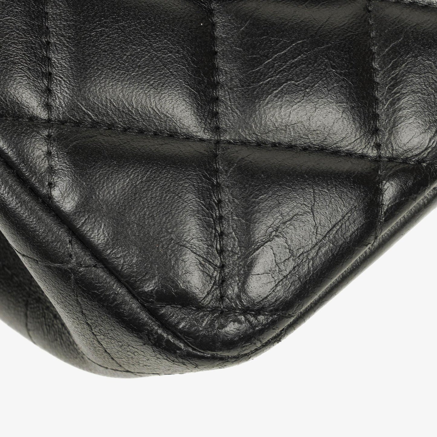 Chanel Jumbo Classic Single Flap Bag Black Quilted Lambskin Gold-Tone Hardware