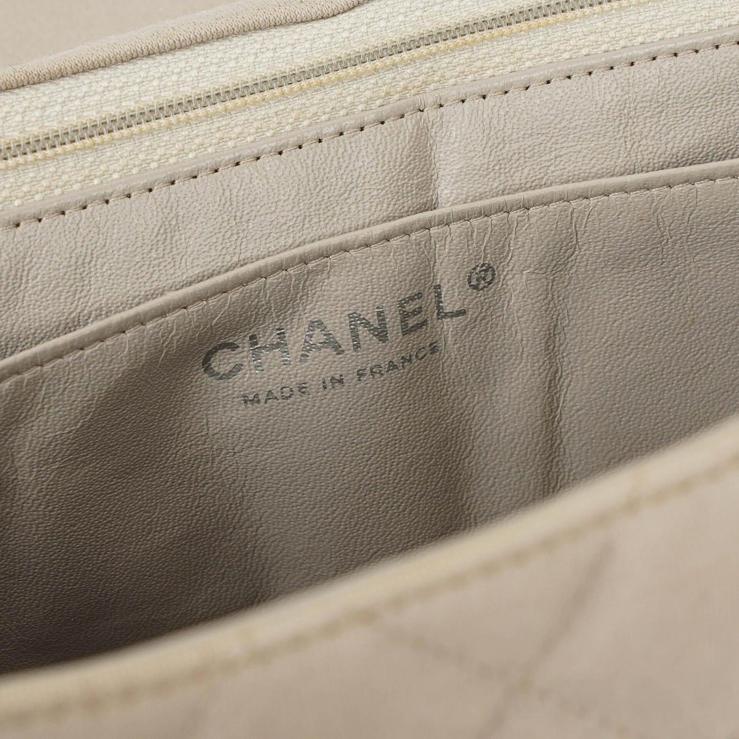 Chanel Jumbo Classic Single Flap Bag Jersey Silver-Tone Hardware
