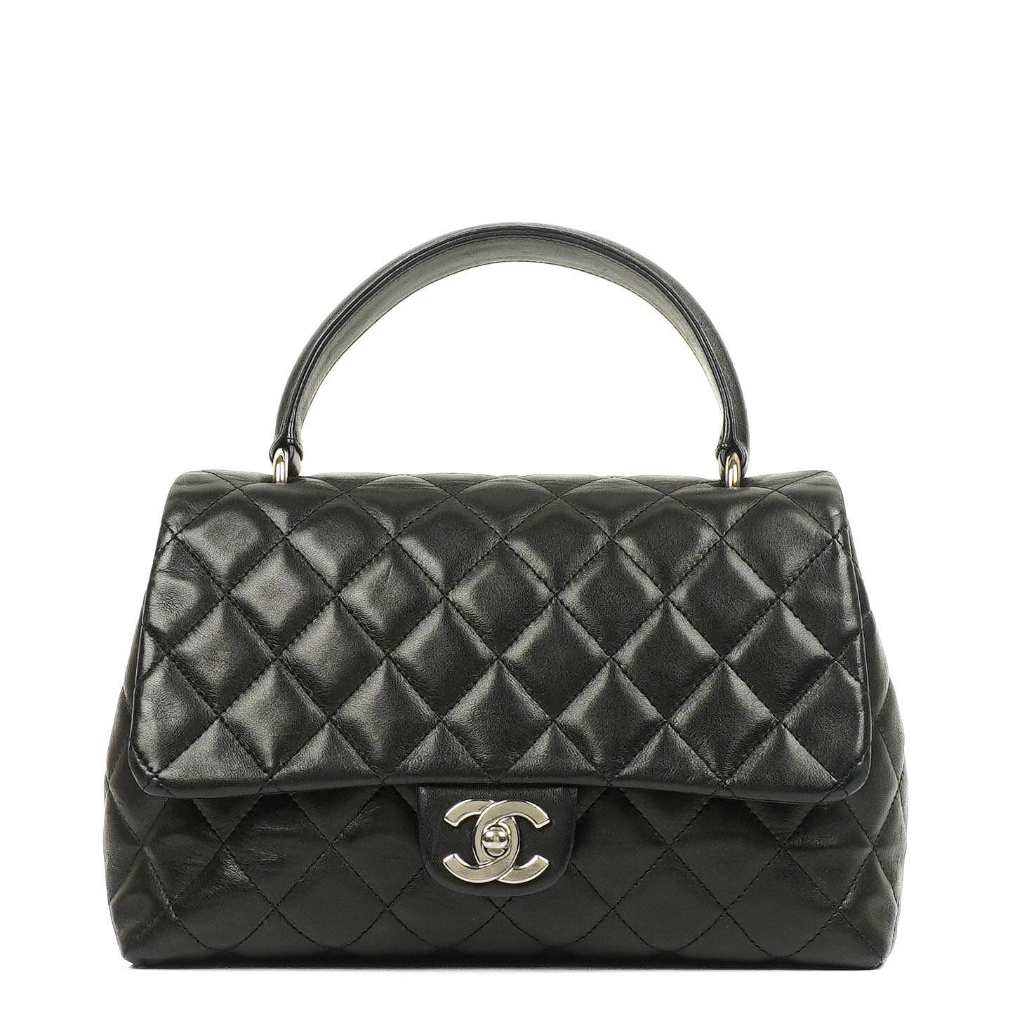 Chanel Kelly Medium Black Quilted Lambskin, 2005-2006