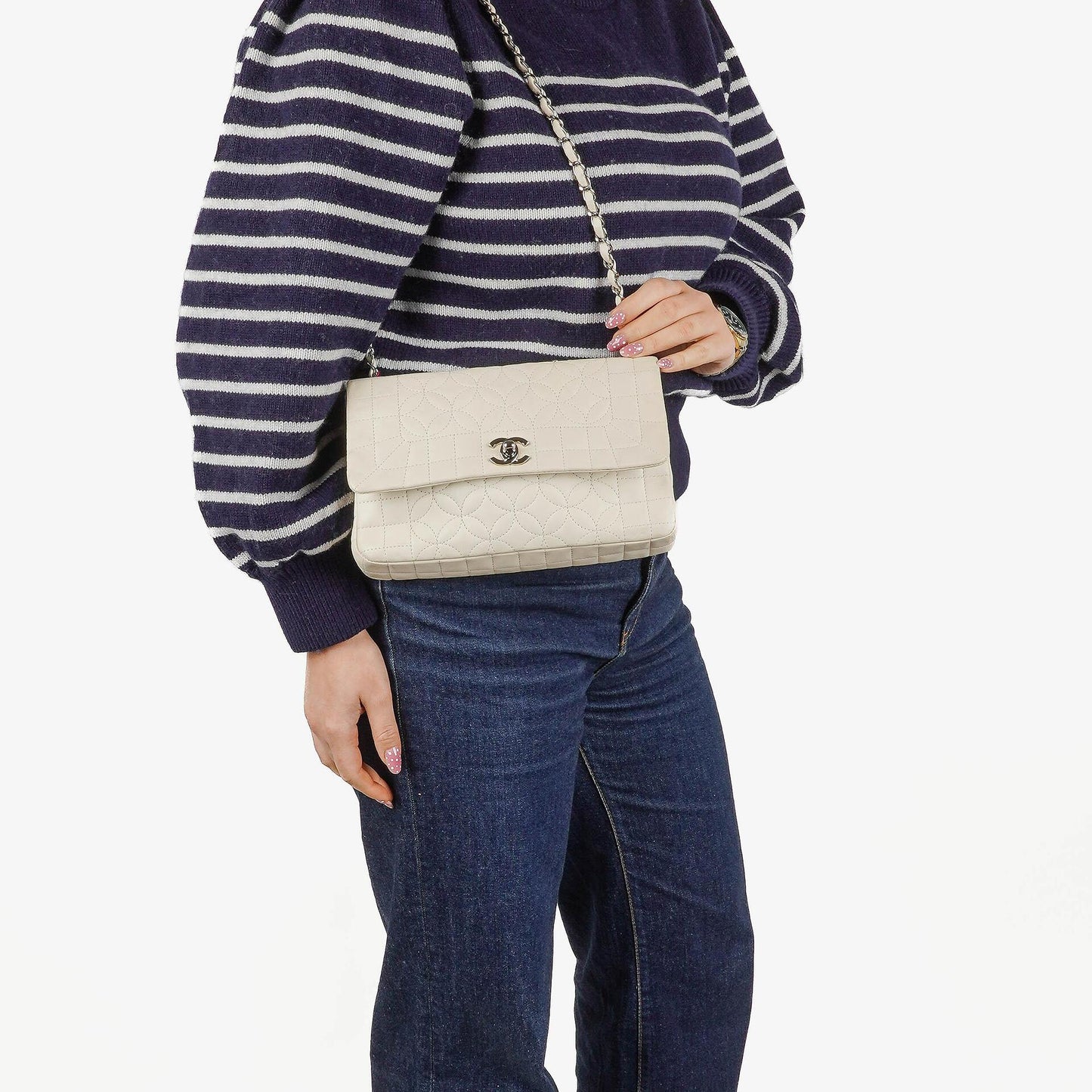 Chanel Lady Graphic Quilted Leather Flap Bag