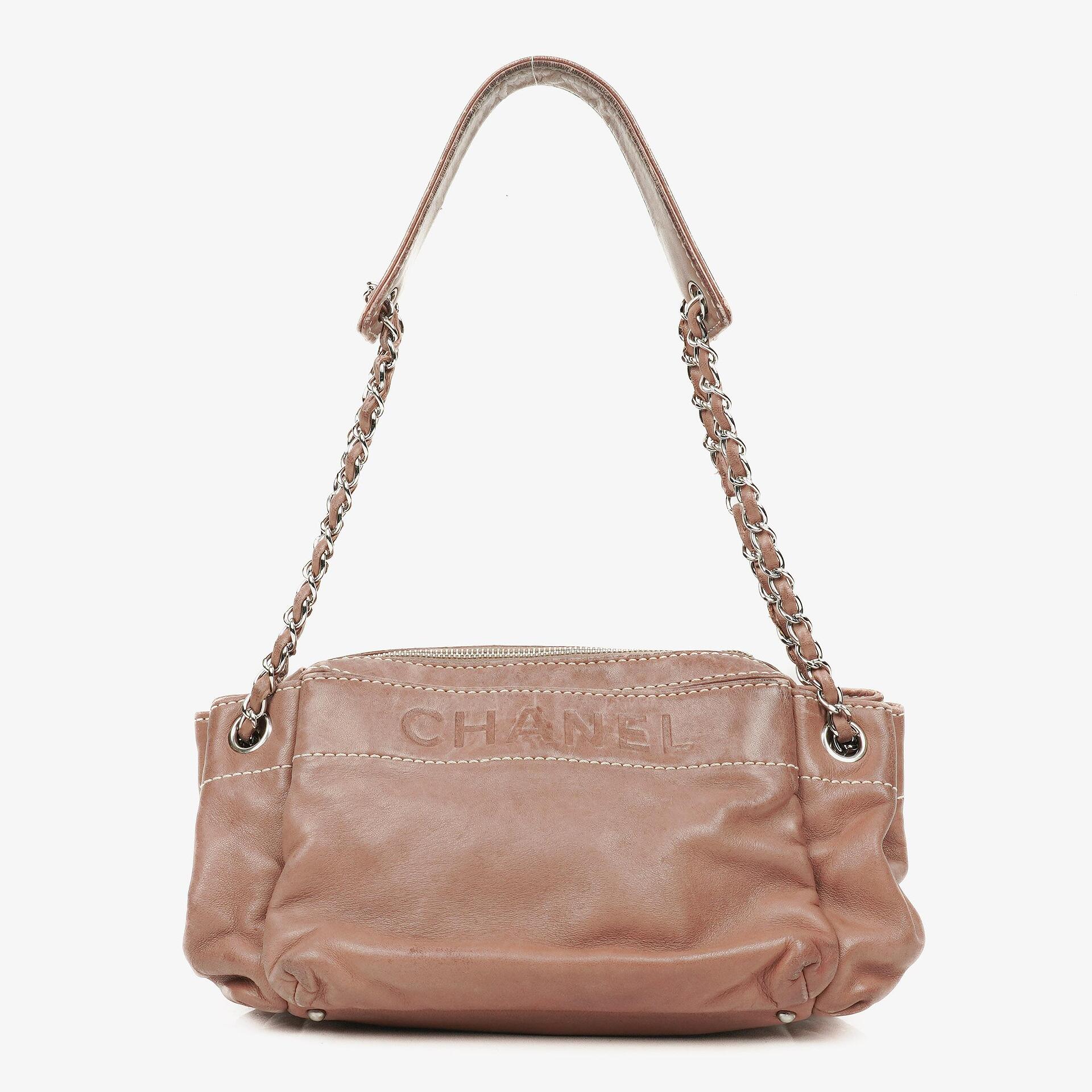 Chanel Lambskin Lax Accordion Hobo Bag