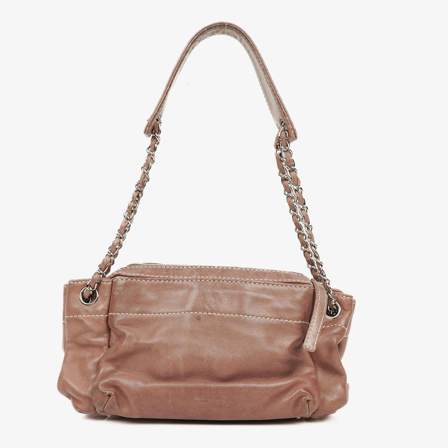 Chanel Lambskin Lax Accordion Hobo Bag