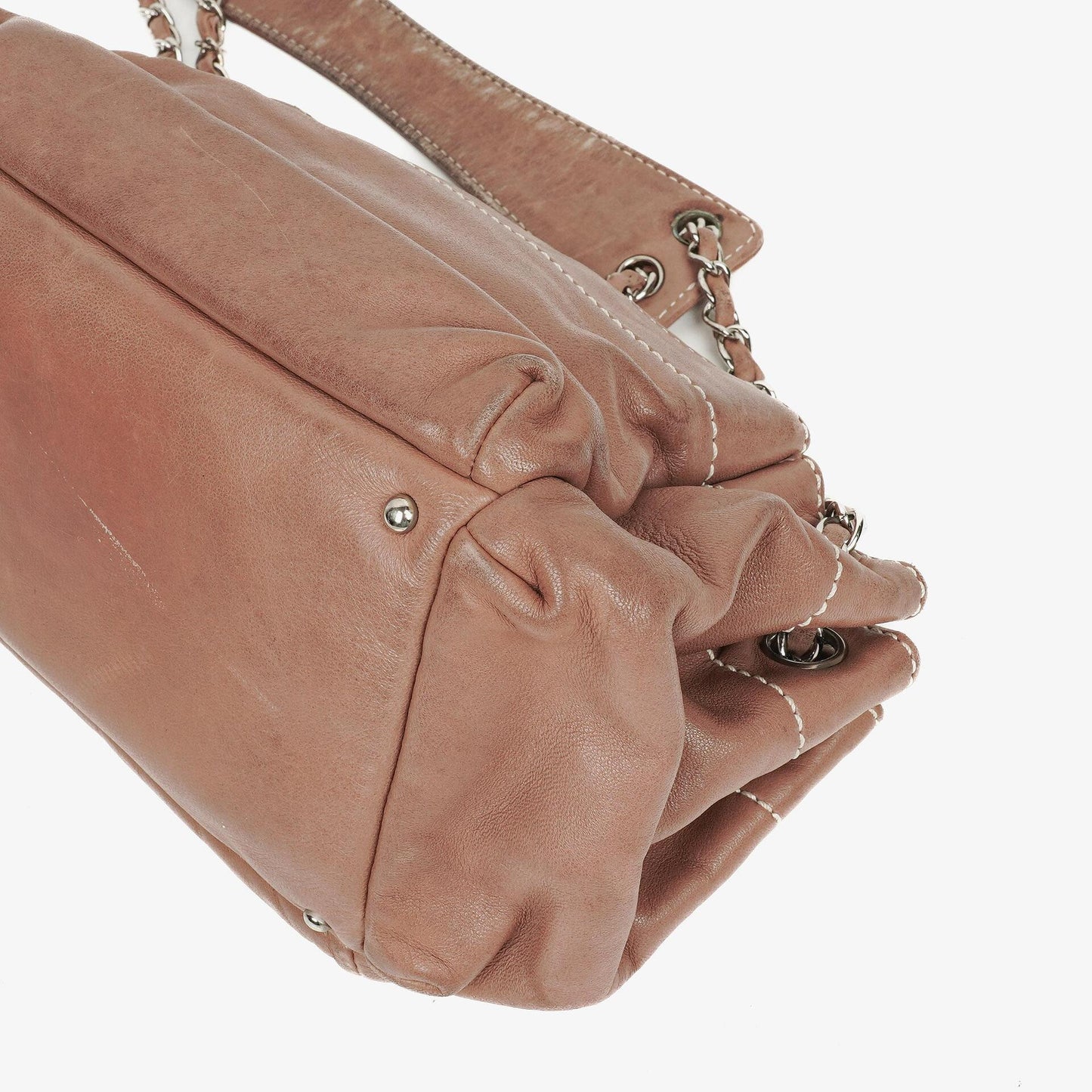 Chanel Lambskin Lax Accordion Hobo Bag