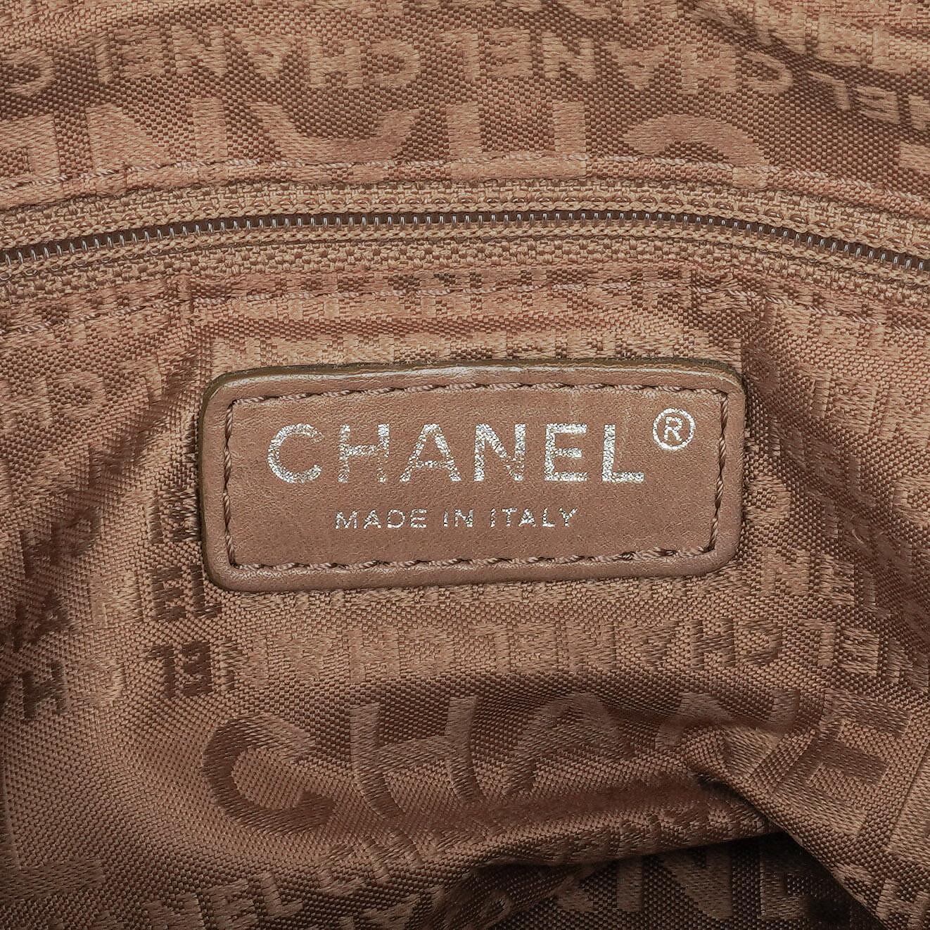 Chanel Lambskin Lax Accordion Hobo Bag