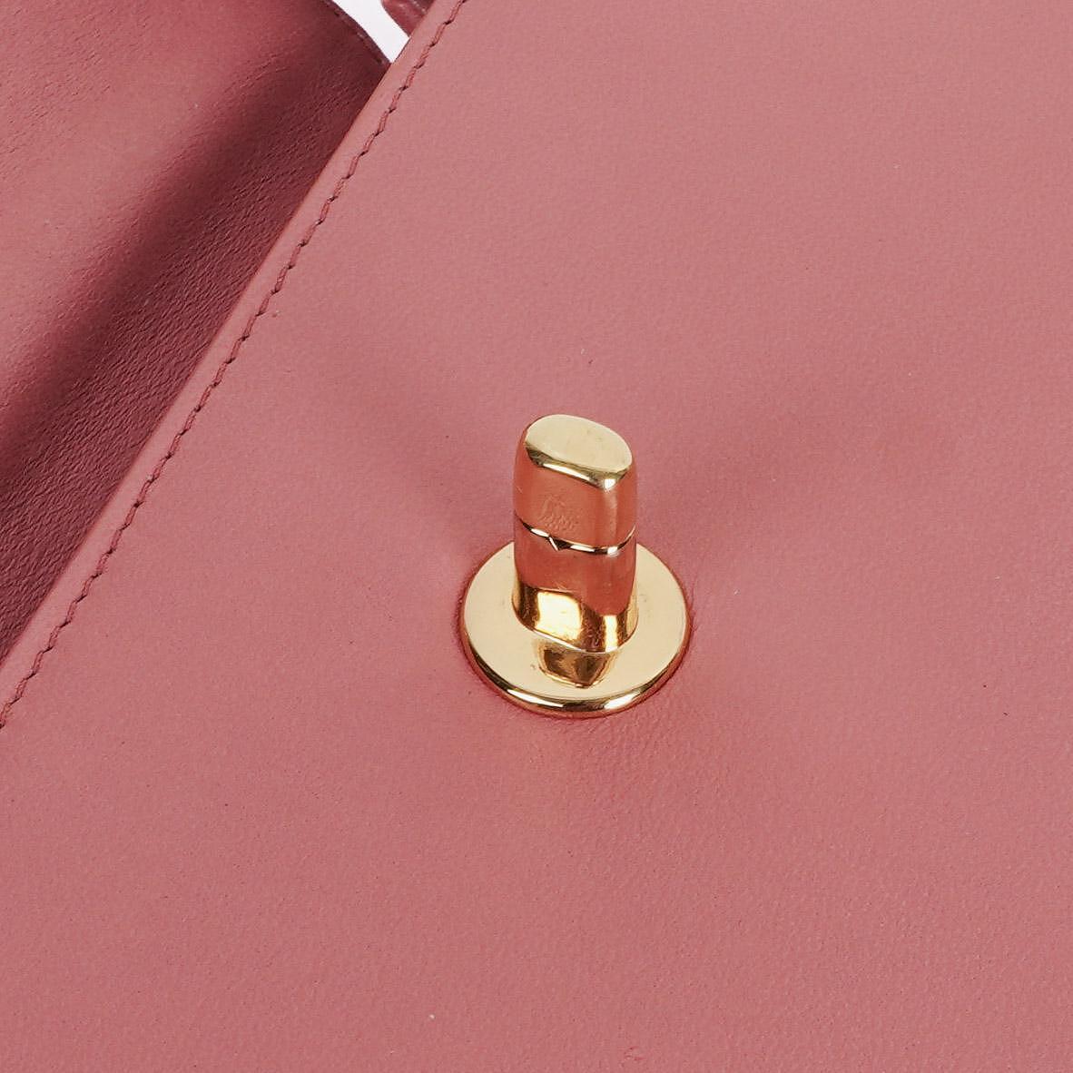 Chanel Large Kelly Pink Lambskin 24K Gold-Plated Hardware Shopping Bag