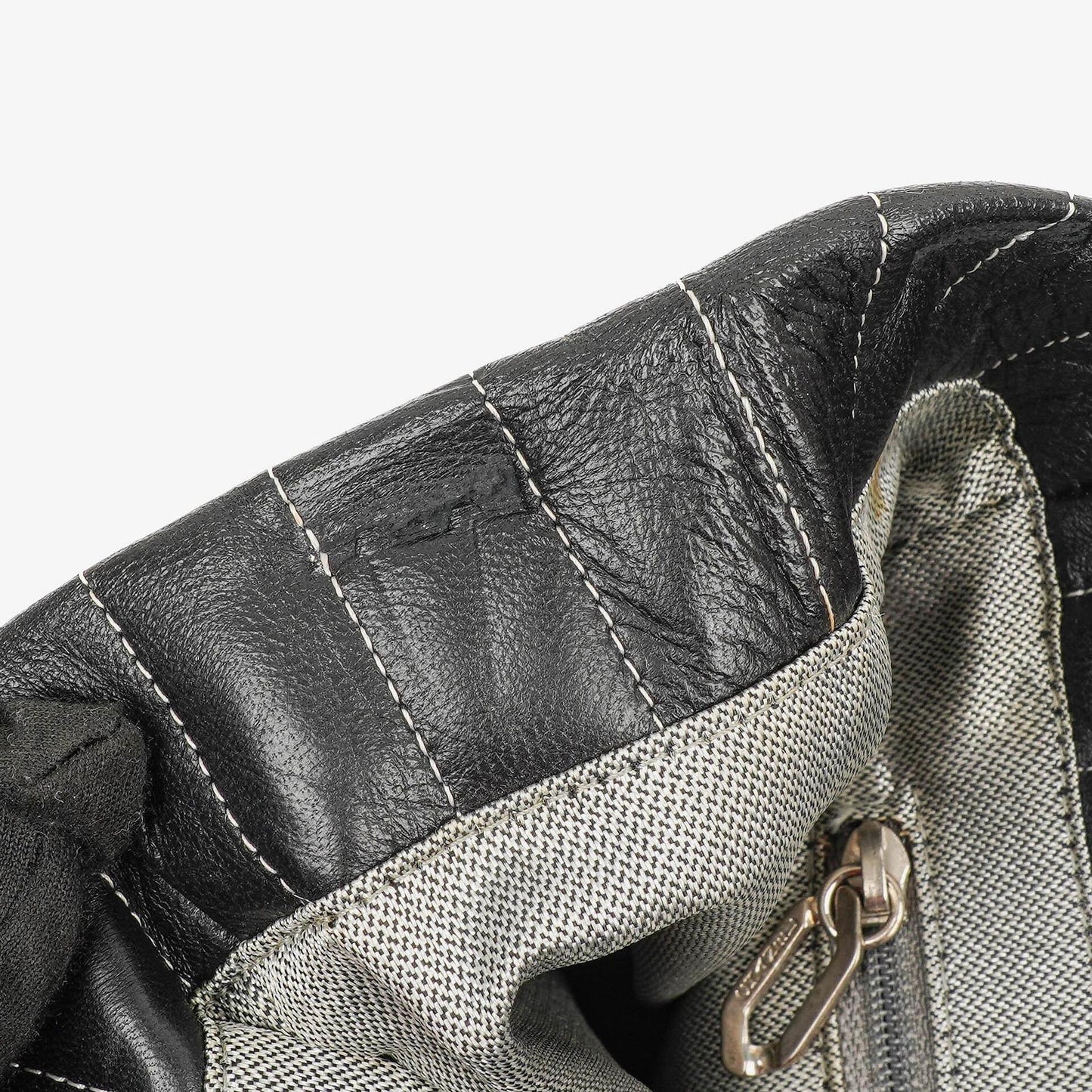 Chanel Large Mademoiselle Black Lambskin Vertical Quilted Tote Bag