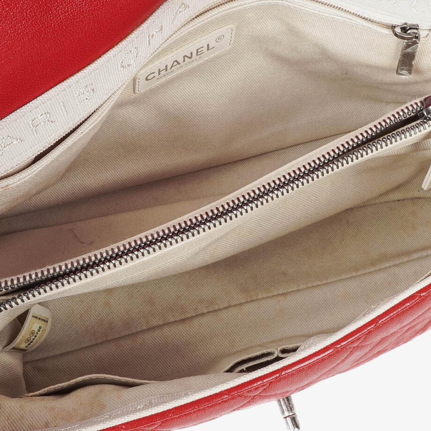 Chanel Large Simply CC Rue Cambon Red Shiny Calfskin Flap Bag