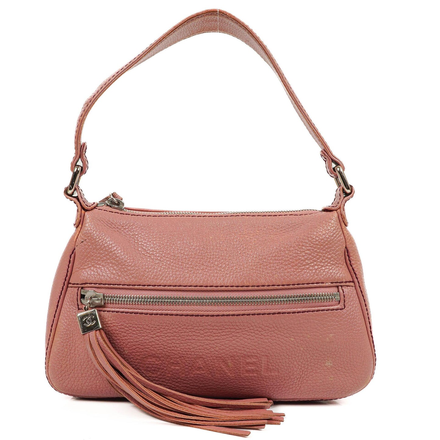 Chanel LAX Front Pocket Grained Calfskin Shoulder Bag, 2003-2004