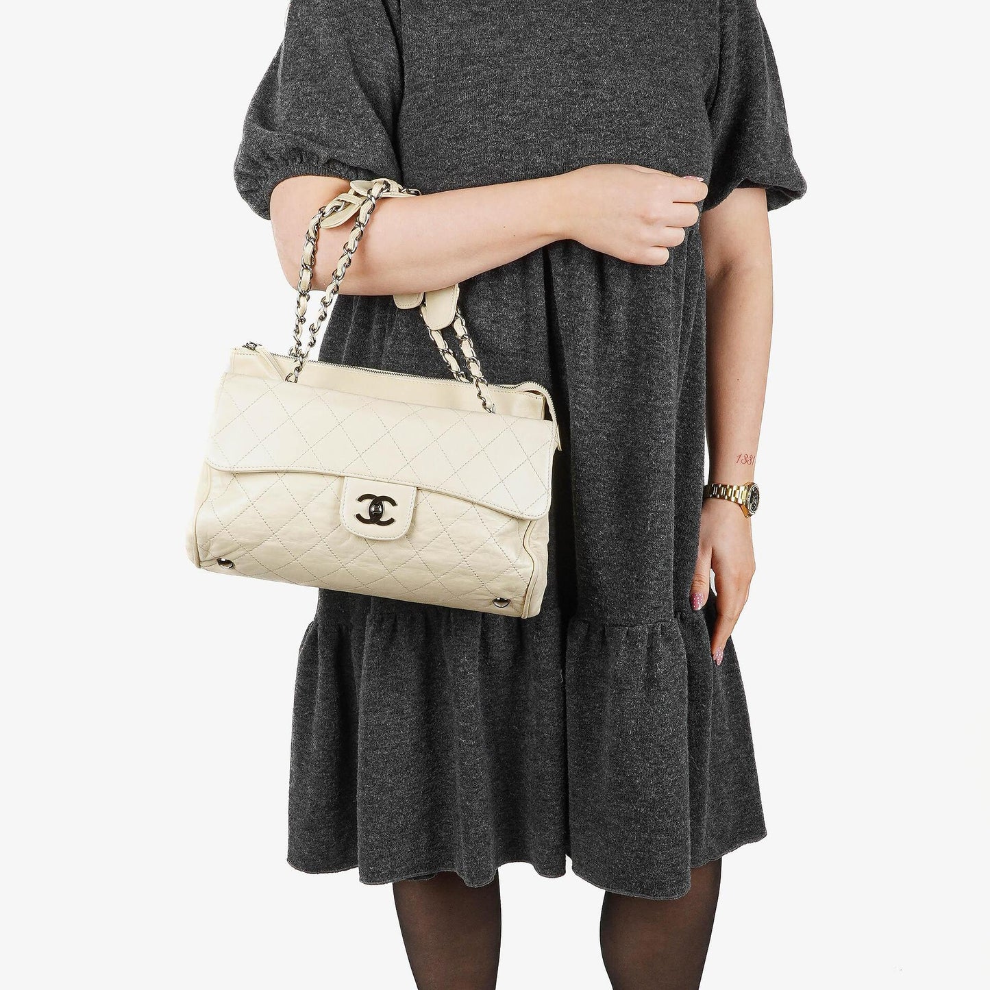 Chanel Leather Shoulder Flap Bag