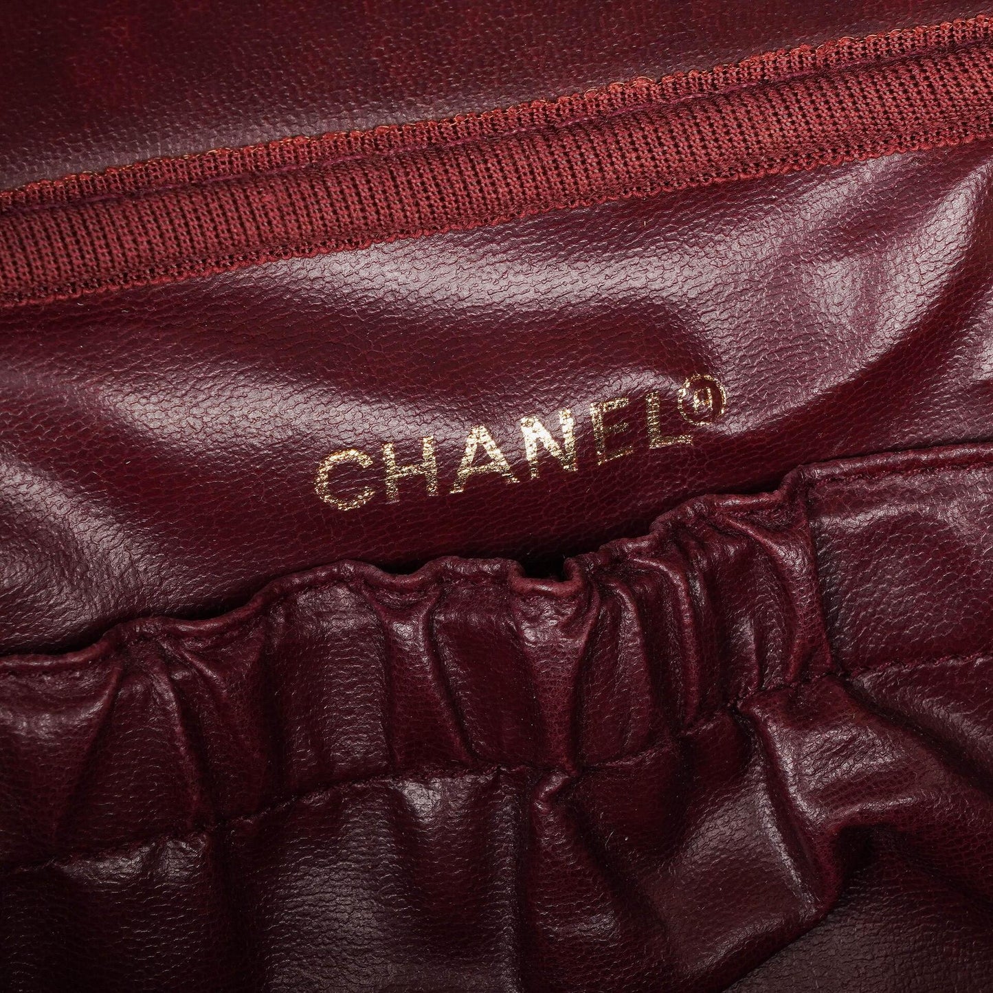 Chanel Leather Vanity Case