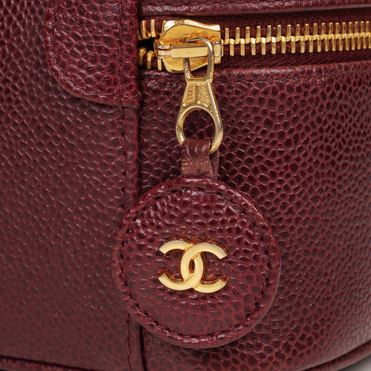 Chanel Leather Vanity Case
