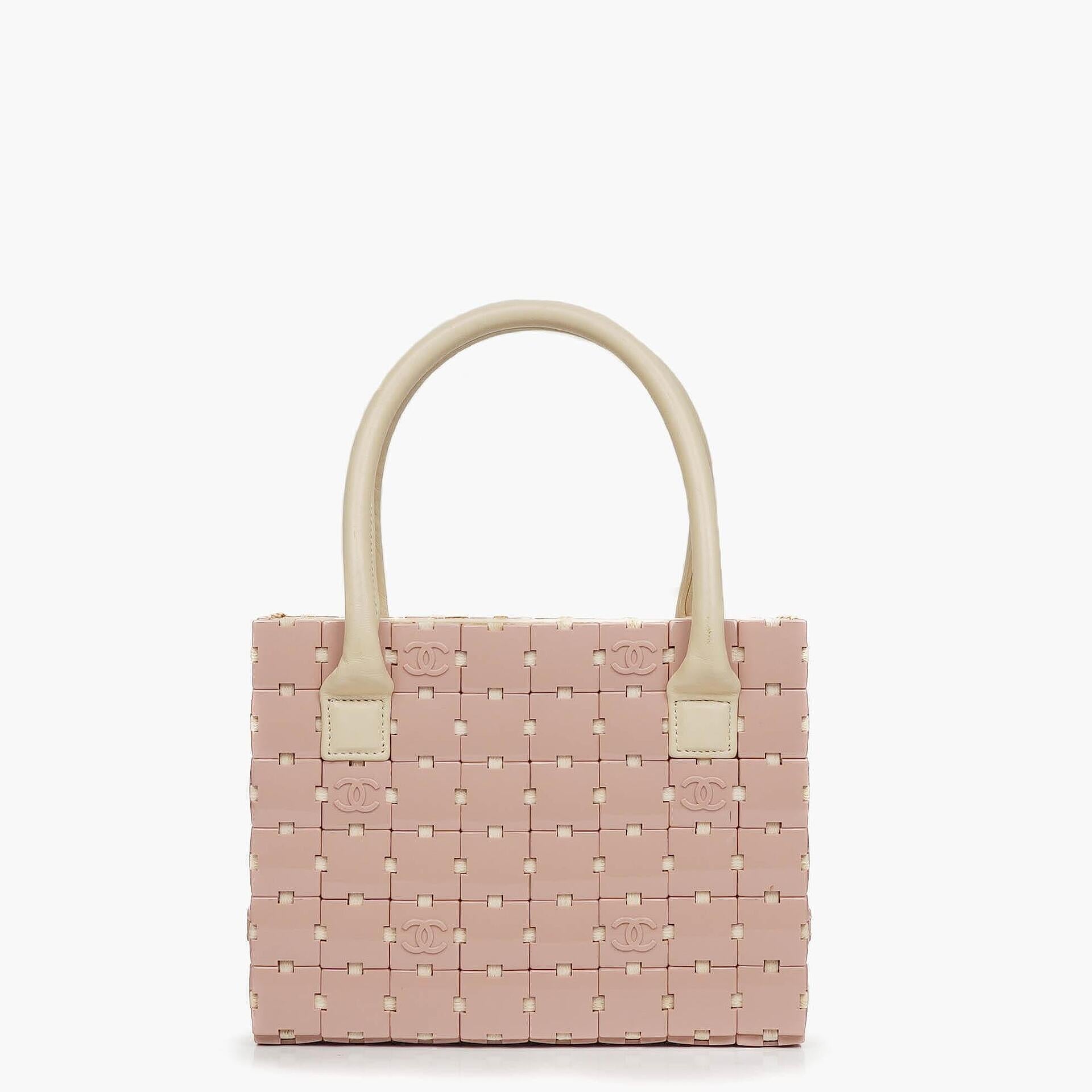 Chanel Light Pink Puzzle Block Handbag