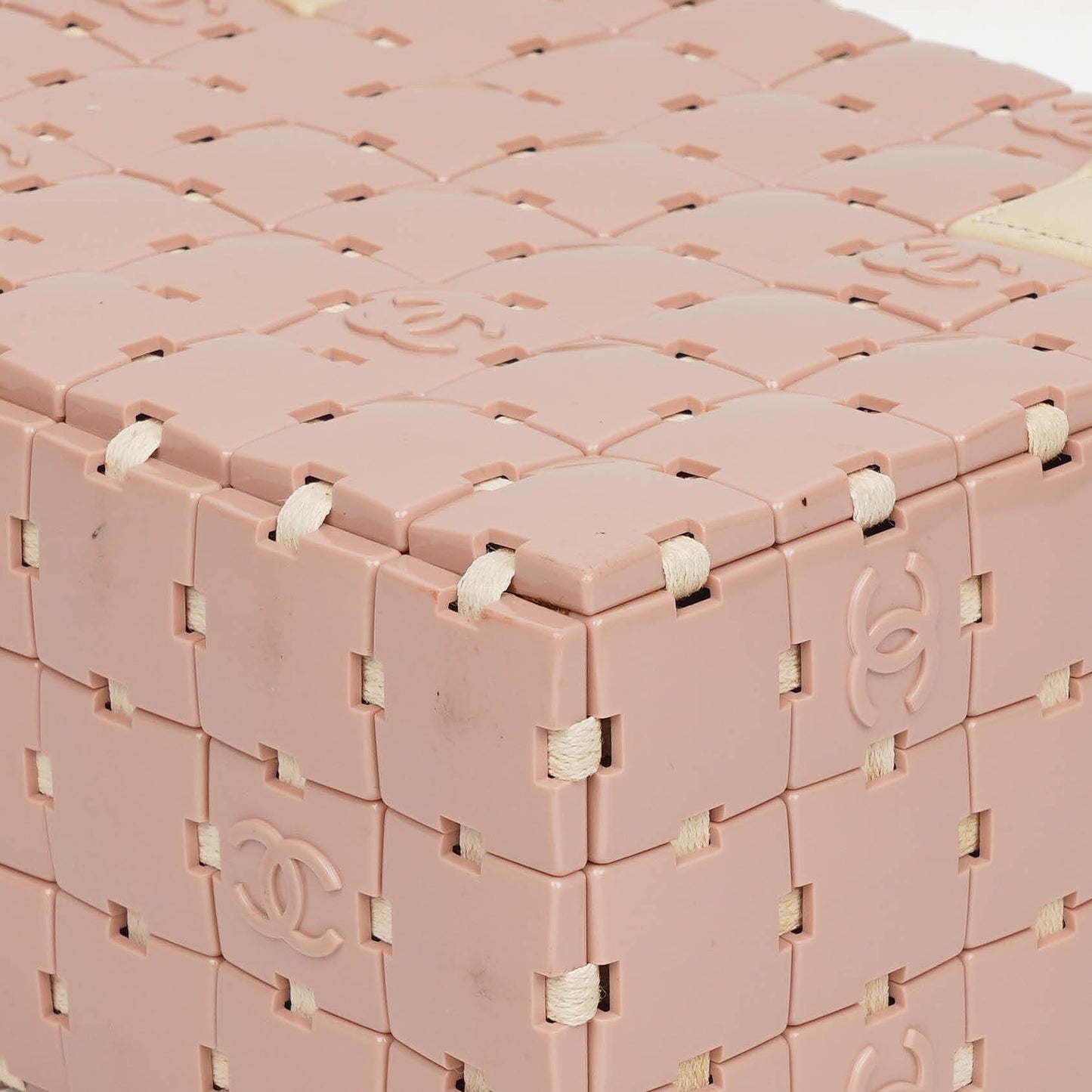 Chanel Light Pink Puzzle Block Handbag