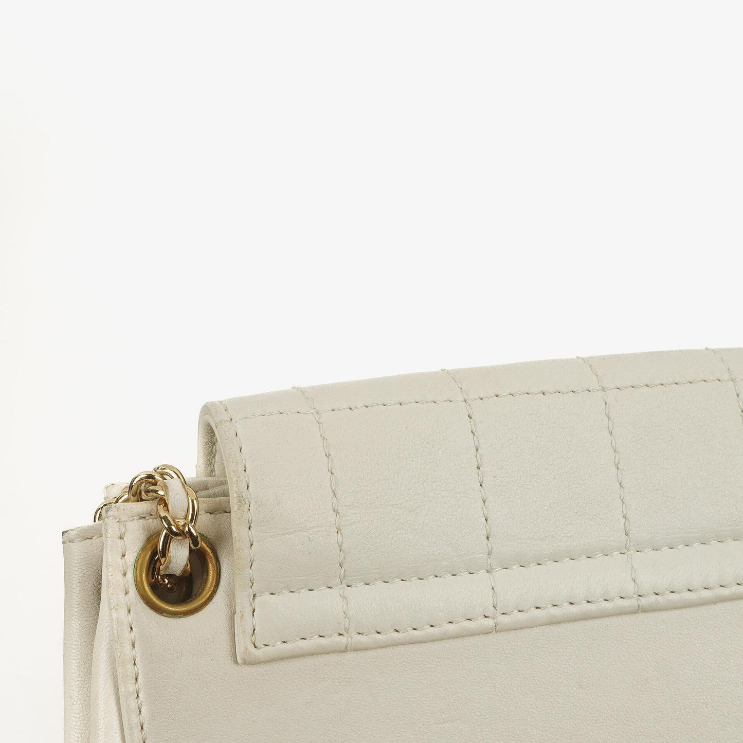 Chanel Mademoiselle Lock Accordion Chocolate Bar Flap Bag