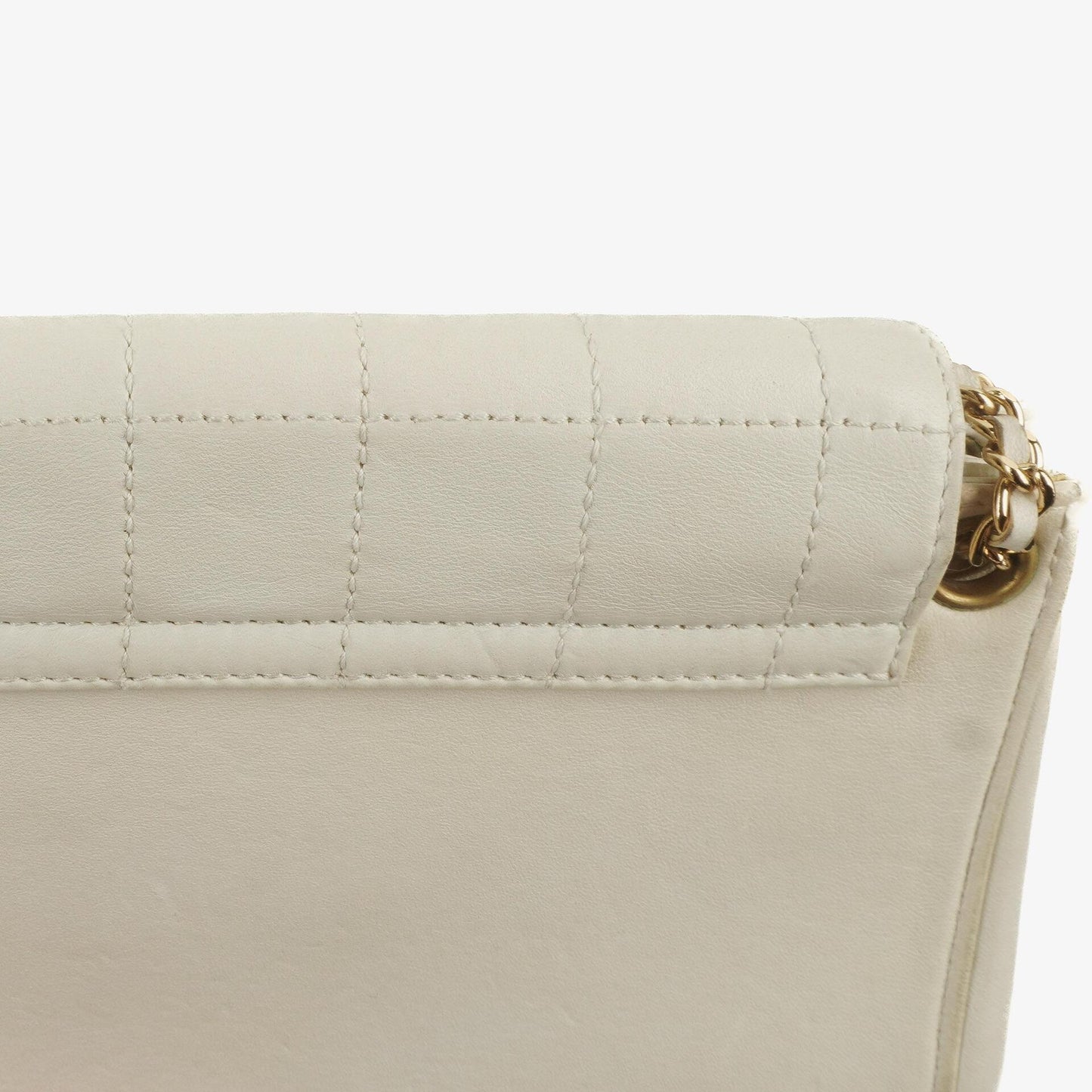 Chanel Mademoiselle Lock Accordion Chocolate Bar Flap Bag