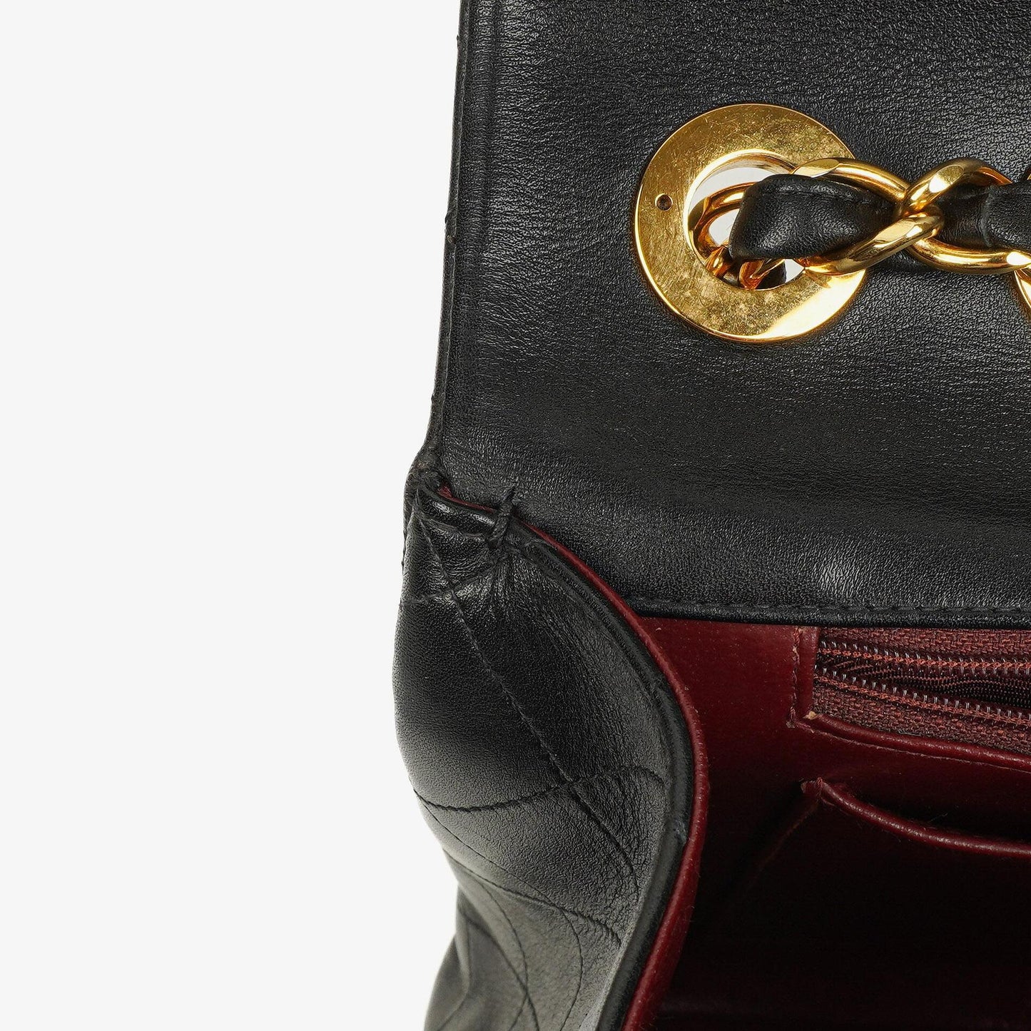 Chanel Maxi Jumbo Classic Single Flap Bag Black Quilted Lambskin 24K Gold-Plated Hardware