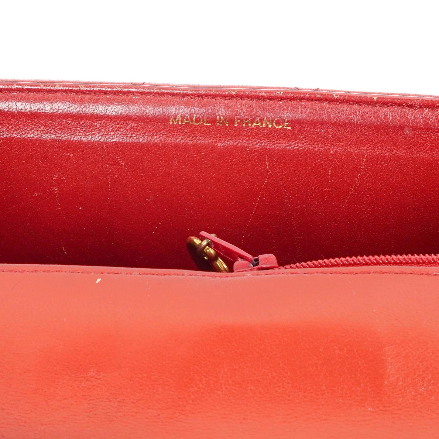 Chanel Maxi Logo Flap Bag in Red Quilted Lambskin and 24k Gold Plated Hardware
