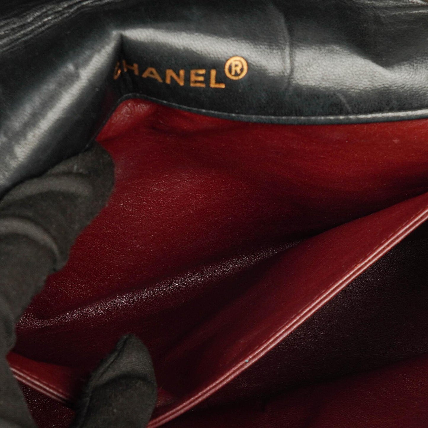 Chanel Medium Black Lambskin Quilted Single Flap Bag 24K Gold-Plated Hardware