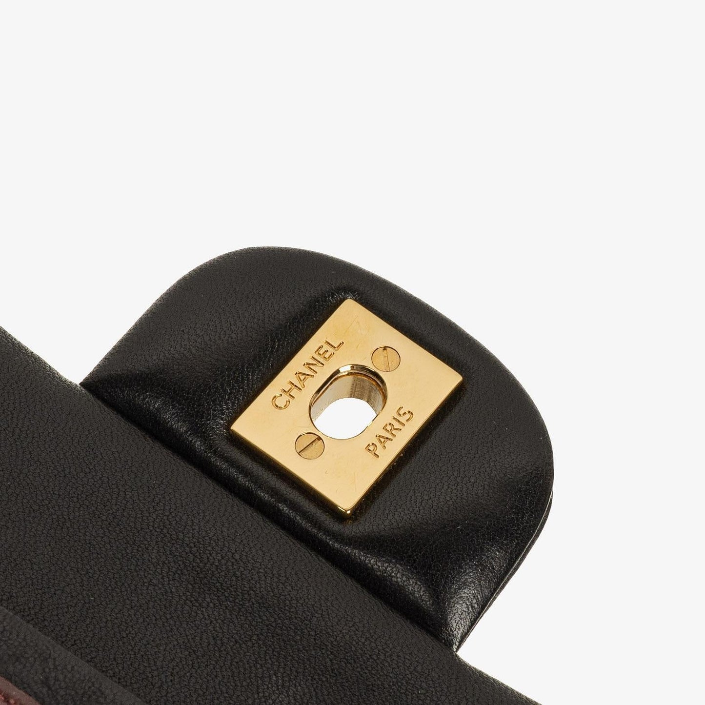 Chanel Medium Classic Black Quilted Lambskin Double Flap Bag With Gold-Tone Hardware