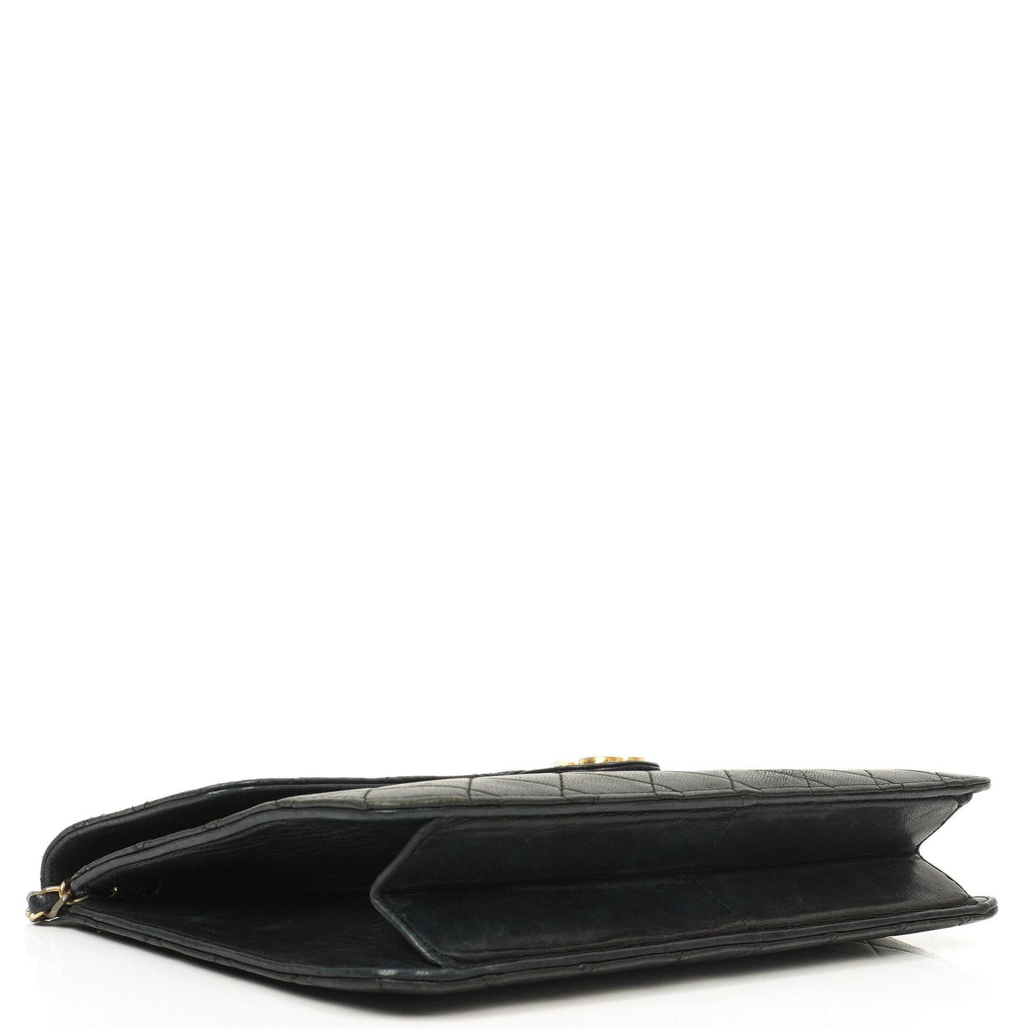 Chanel Medium Classic Black Quilted Lambskin Single Flap Bag With Gold-Tone Hardware