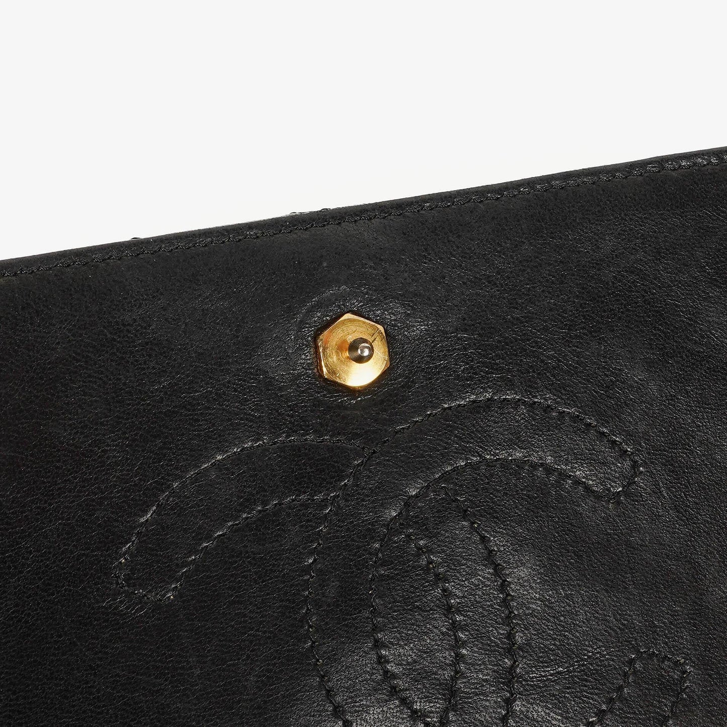 Chanel Medium Classic Single Flap Bag Black Chevron Quilted Lambskin 24K Gold-Plated Hardware