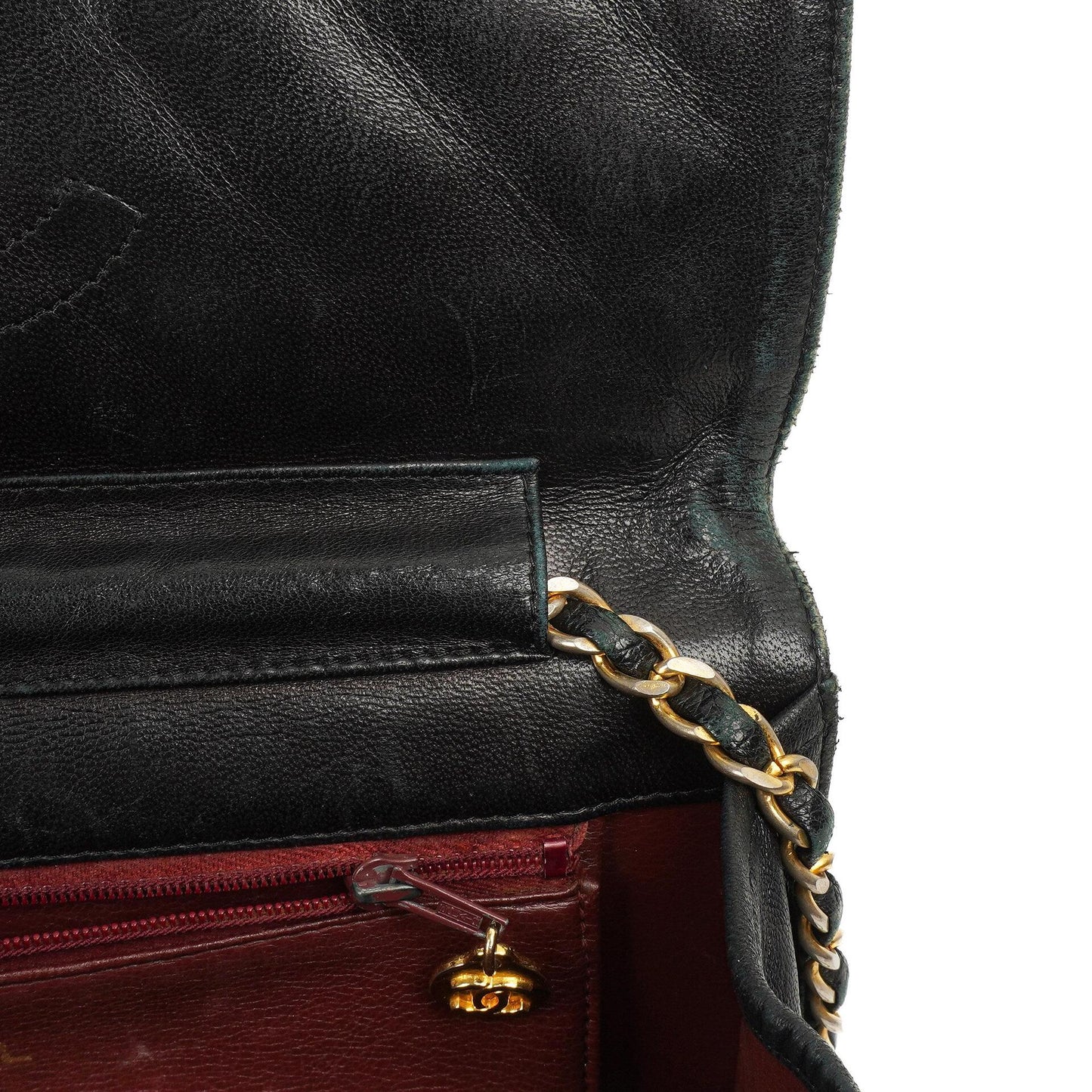 Chanel Medium Classic Single Flap Bag Black Quilted Lambskin 24K Gold-Plated Hardware