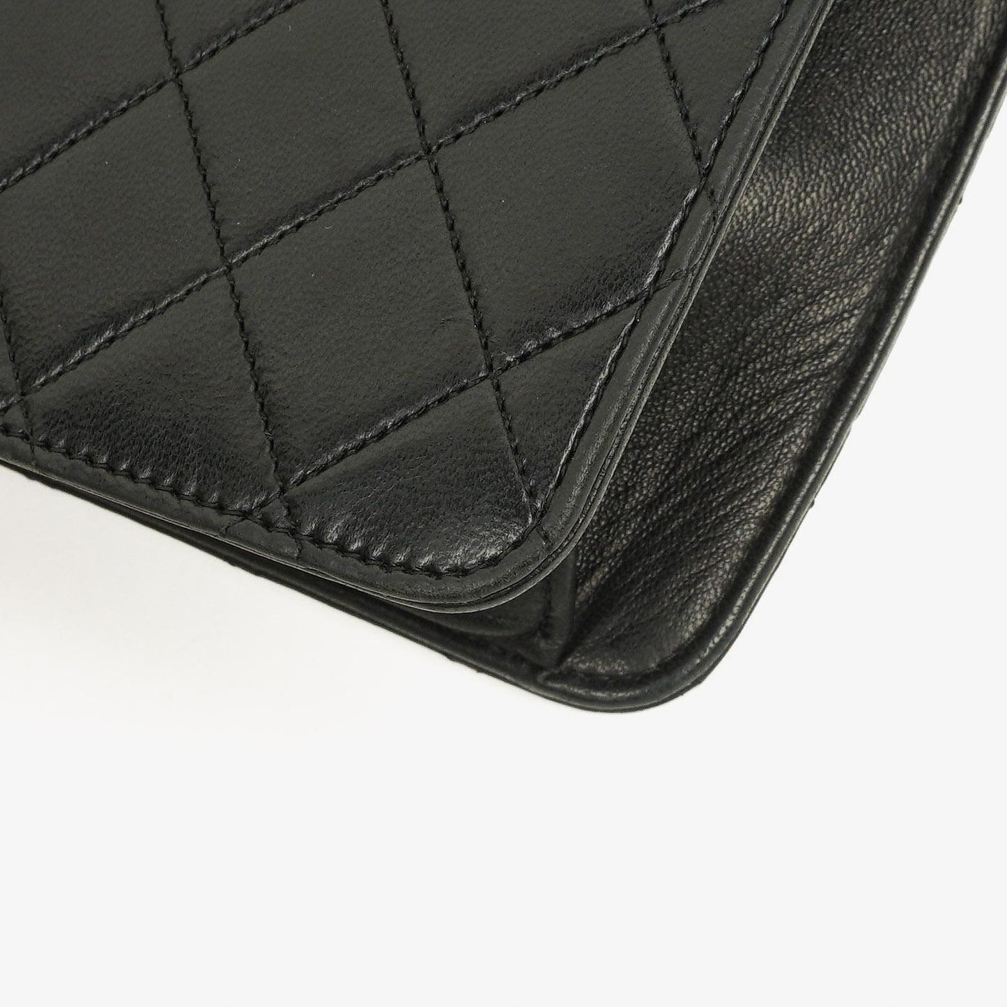 Chanel Medium Classic Single Flap Bag Black Quilted Lambskin With Gold-Toned Hardware