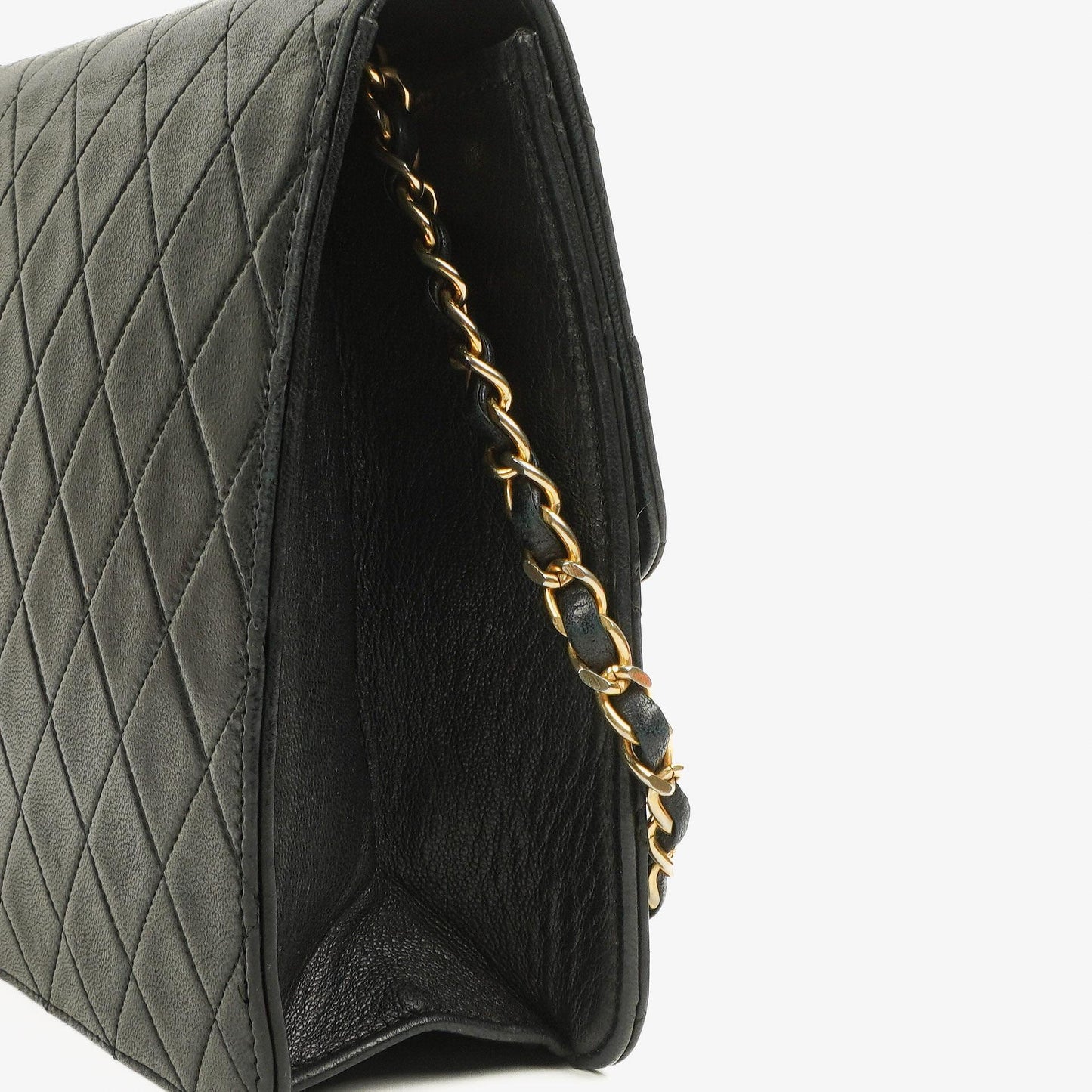 Chanel Medium Classic Single Flap Bag Black Quilted Lambskin With Gold-Toned Hardware