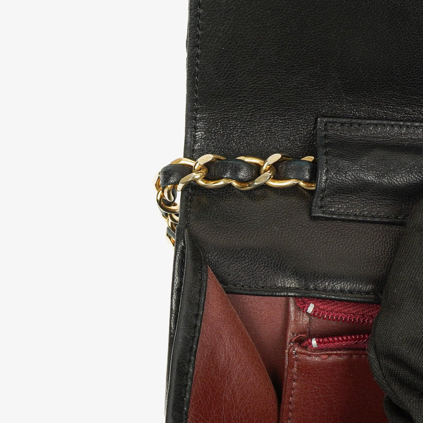 Chanel Medium Classic Single Flap Bag Black Quilted Lambskin With Gold-Toned Hardware