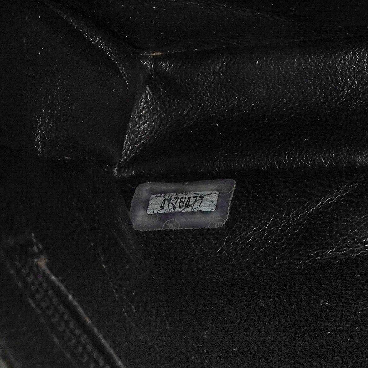 Chanel Medium Double Sided Flap Bag Black Quilted Patent Leather 24K Gold-Plated Hardware