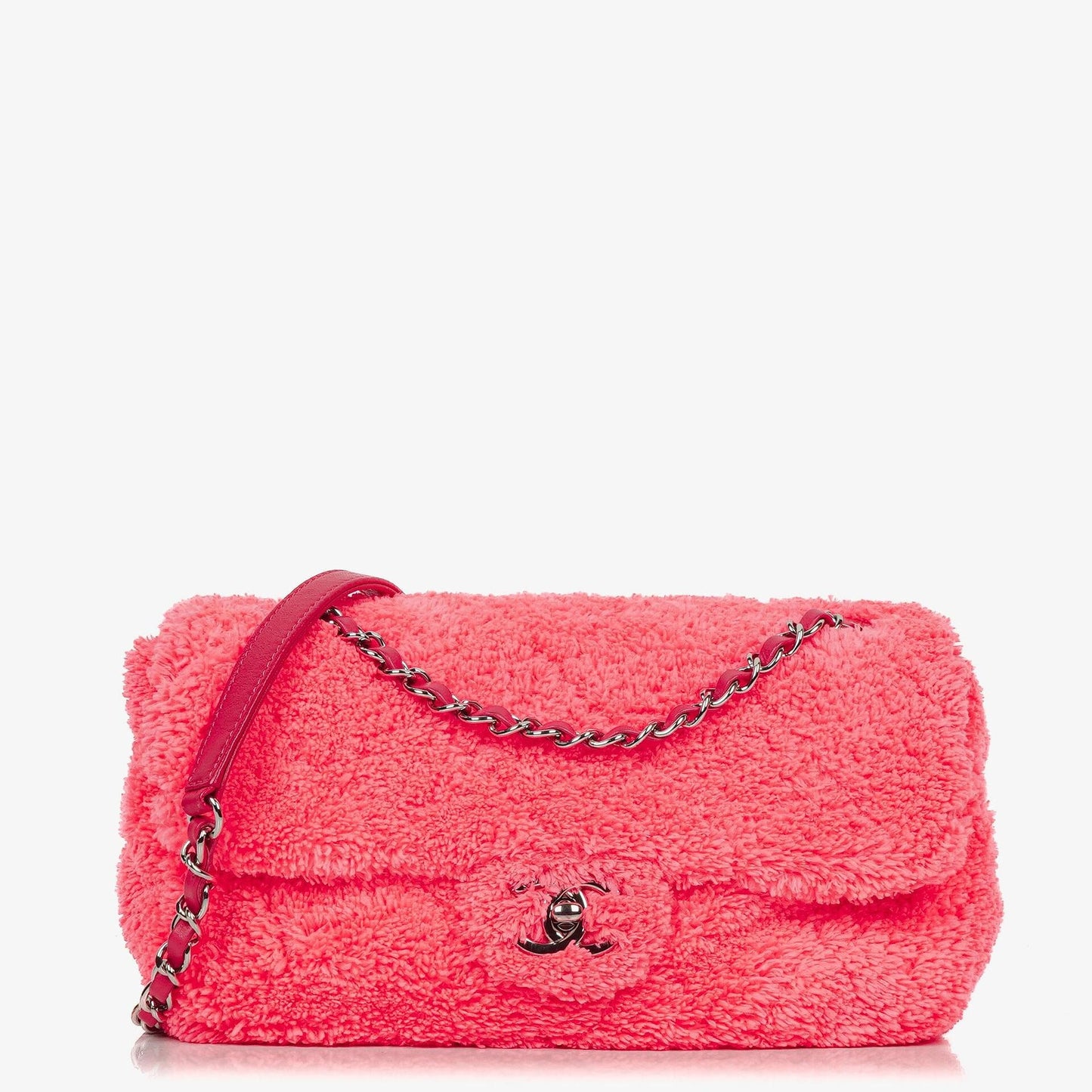 Chanel Medium Quilted Terry Cloth Coco Beach Flap Bag