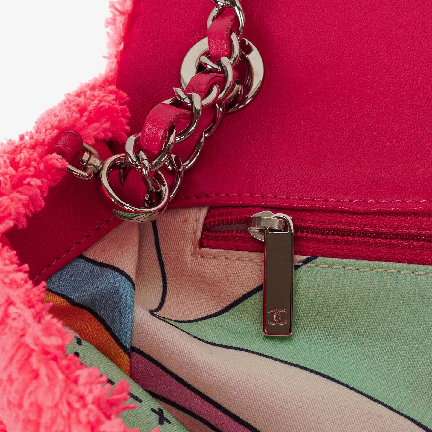 Chanel Medium Quilted Terry Cloth Coco Beach Flap Bag