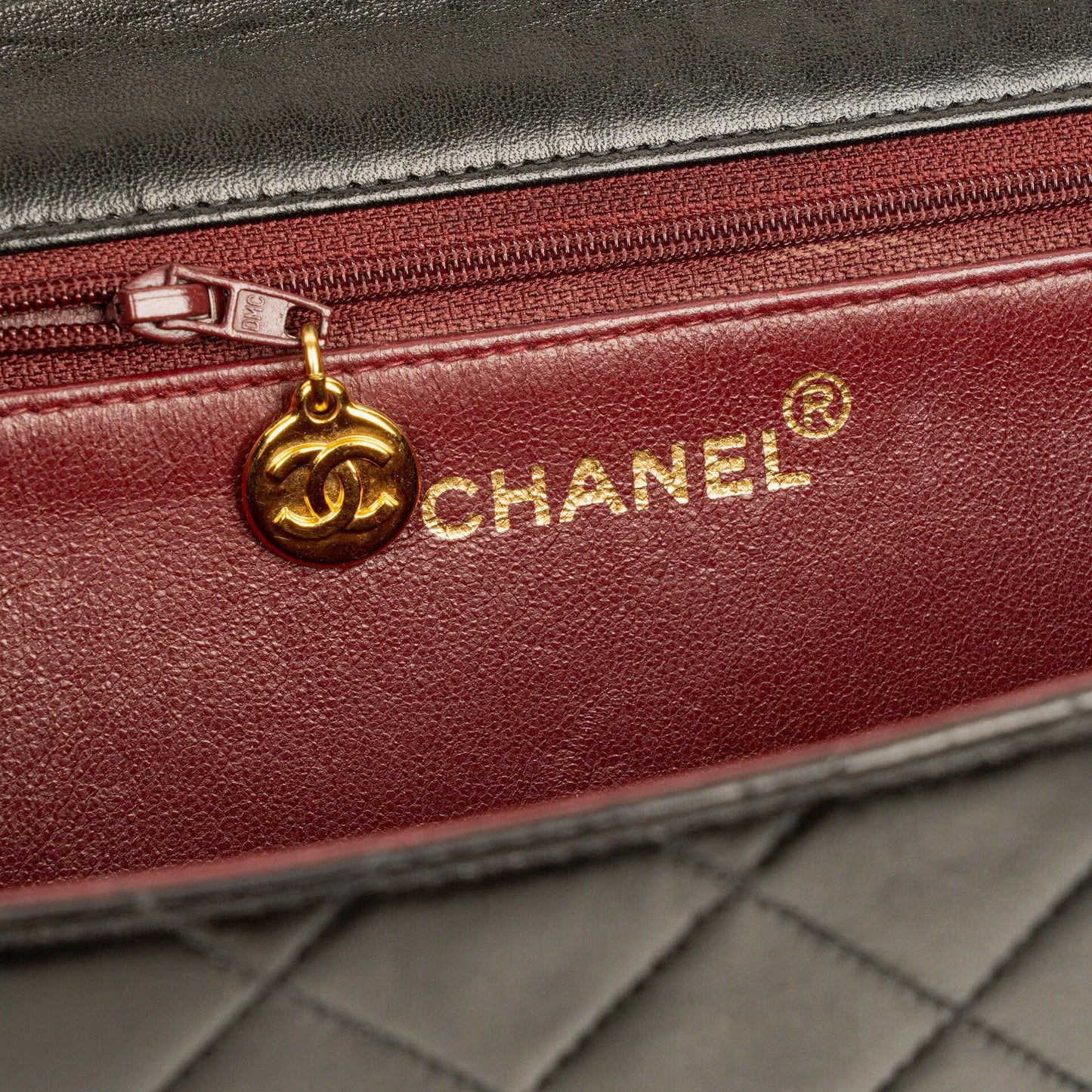 Chanel Medium Single Flap Bag Black Quilted Lambskin With Gold-Tone Hardware