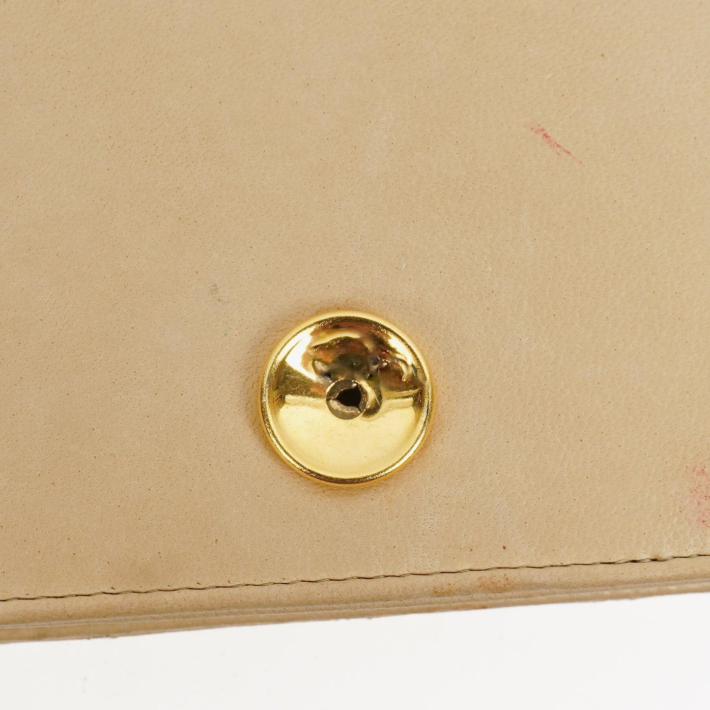 Chanel Mini Classic Beige Quilted Lambskin Full Flap Wallet On Chain WOC With 24K Gold-Plated Hardware