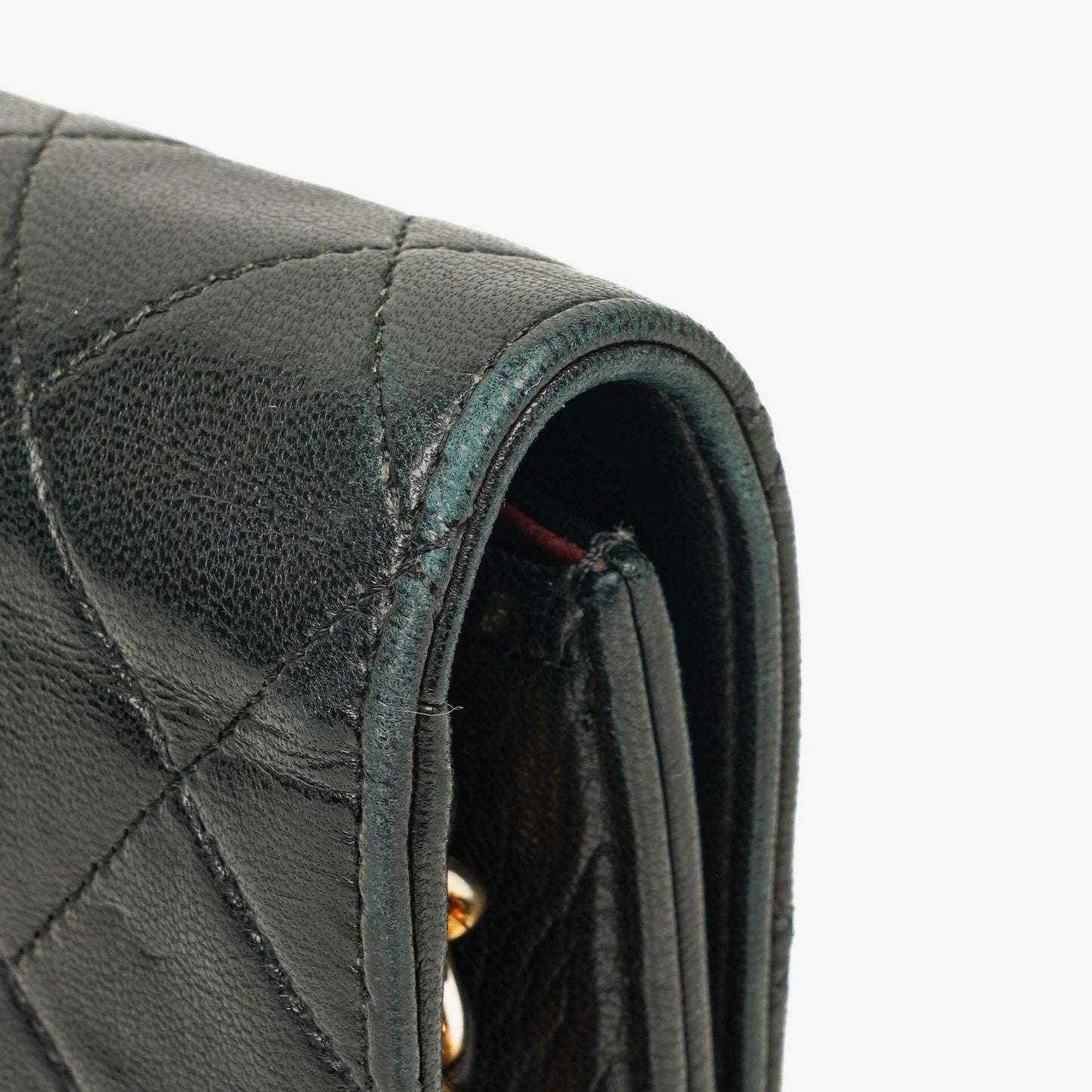 Chanel Mini Classic Black Quilted Lambskin Full Flap Wallet On Chain WOC With 24K Gold-Plated Hardware
