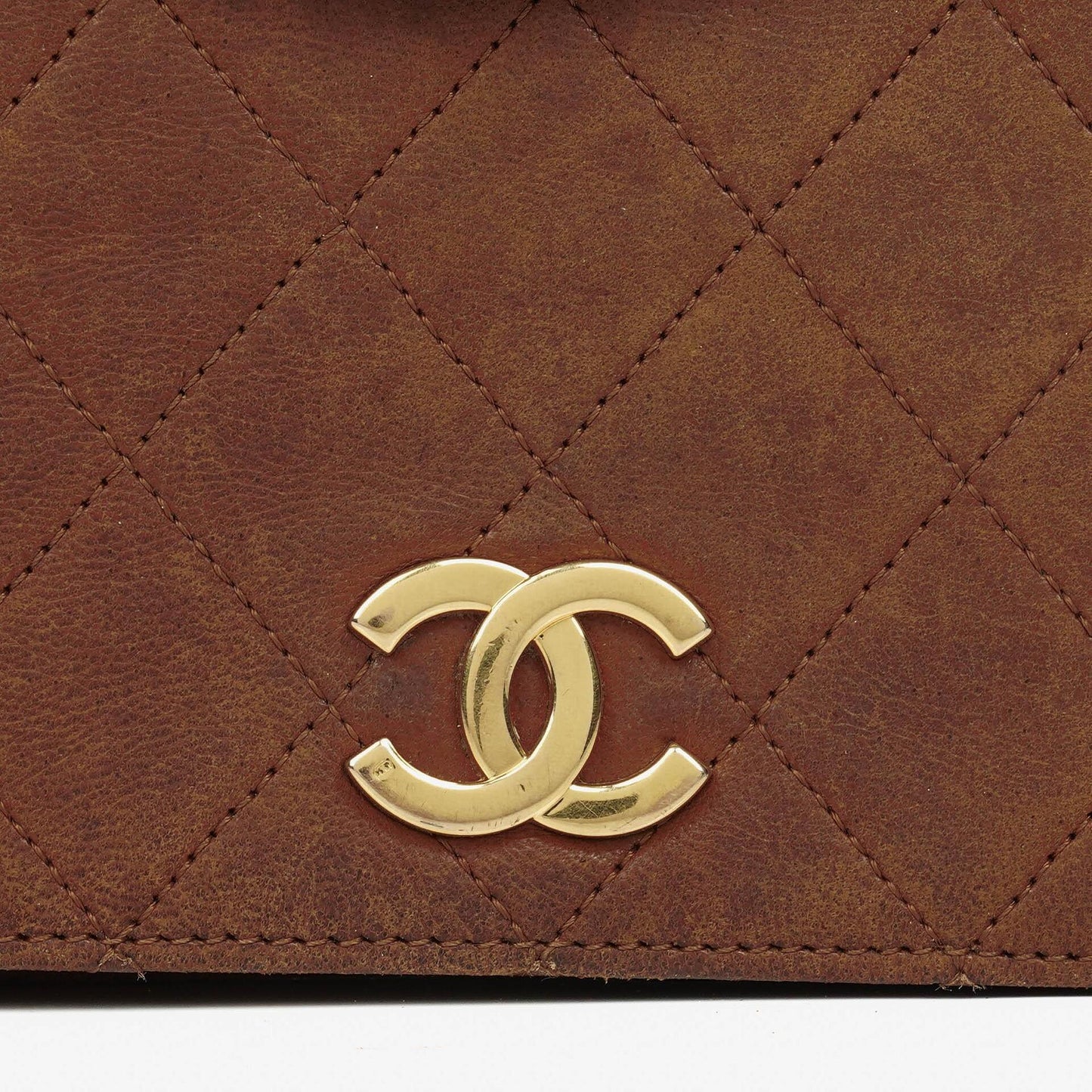 Chanel Mini Classic Quilted Lambskin Full Flap Wallet On Chain WOC With 24K Gold-Plated Hardware