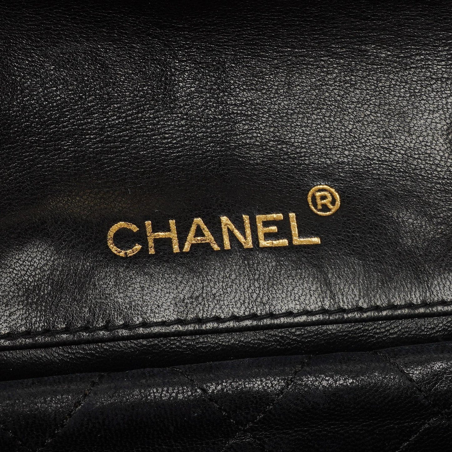 Chanel Mini Diana Flap Bag Black And White Quilted Lambskin 24K Gold-Plated Hardware
