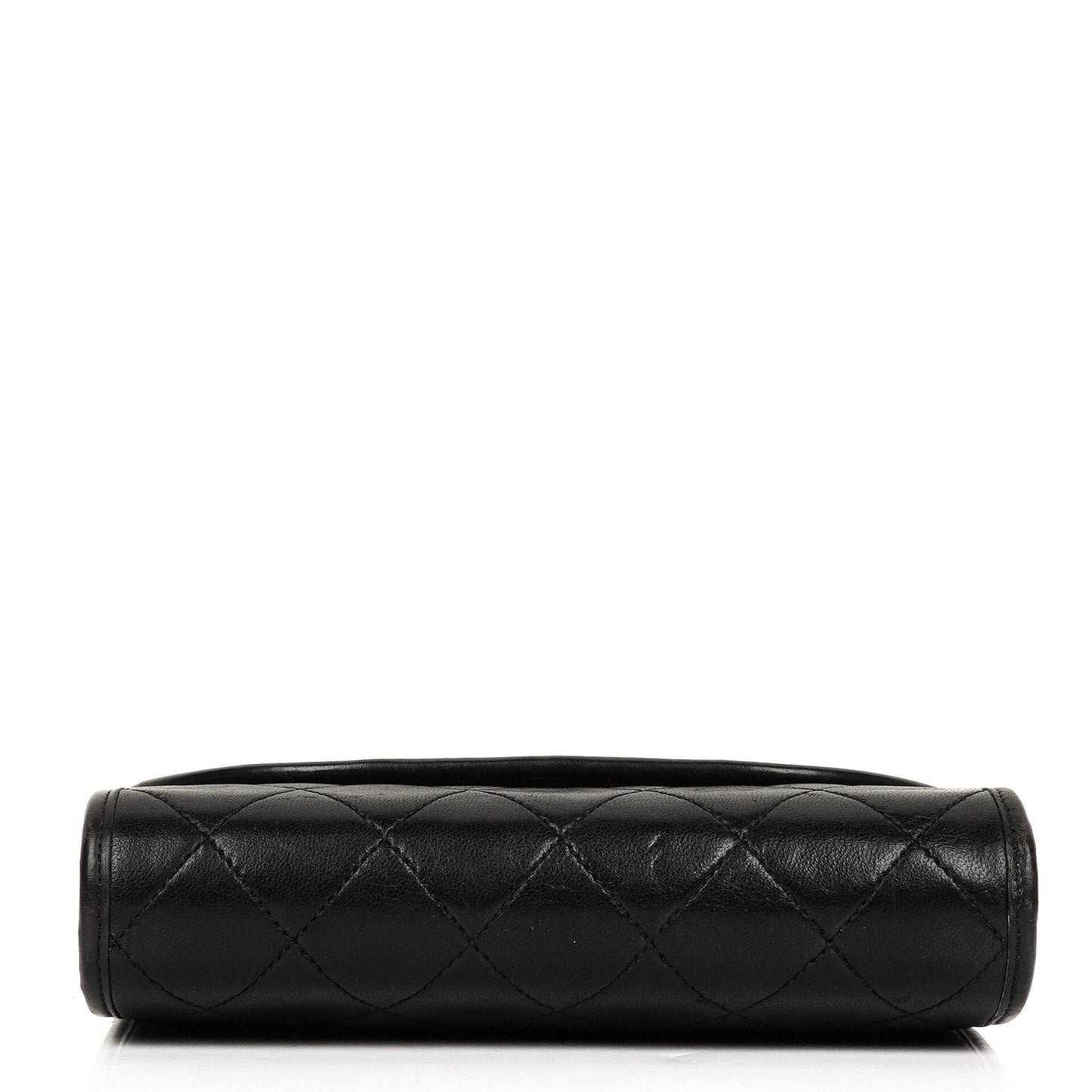 Chanel Mini Flap Bag Black Quilted Lambskin With 24K Gold-Plated Hardware