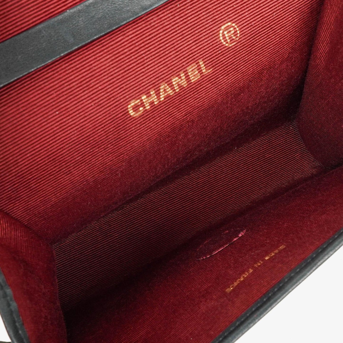 Chanel Mini Flap Navy Jersey With 24K Gold-Plated Hardware