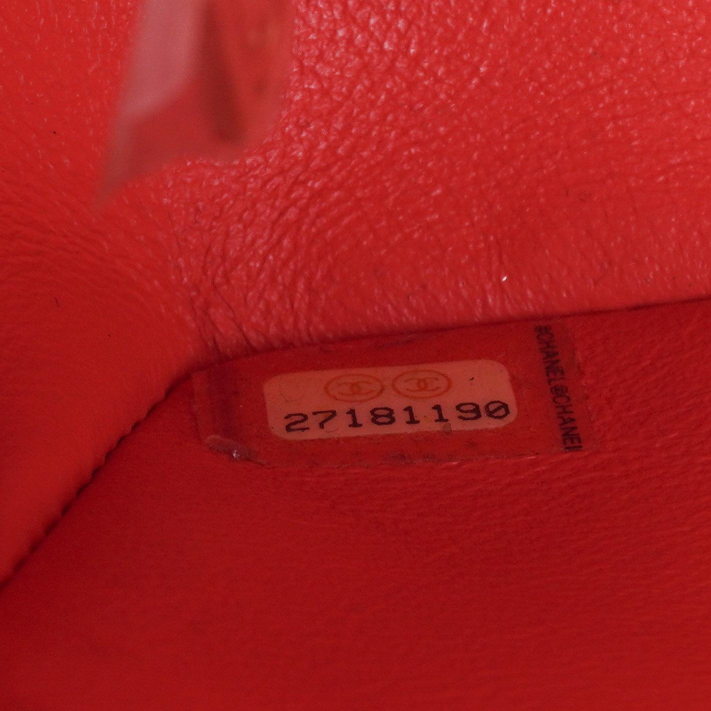 Chanel Mini Rectangular Classic Single Flap Bag Coral Chevron Quilted Lambskin With Gold-Tone Hardware
